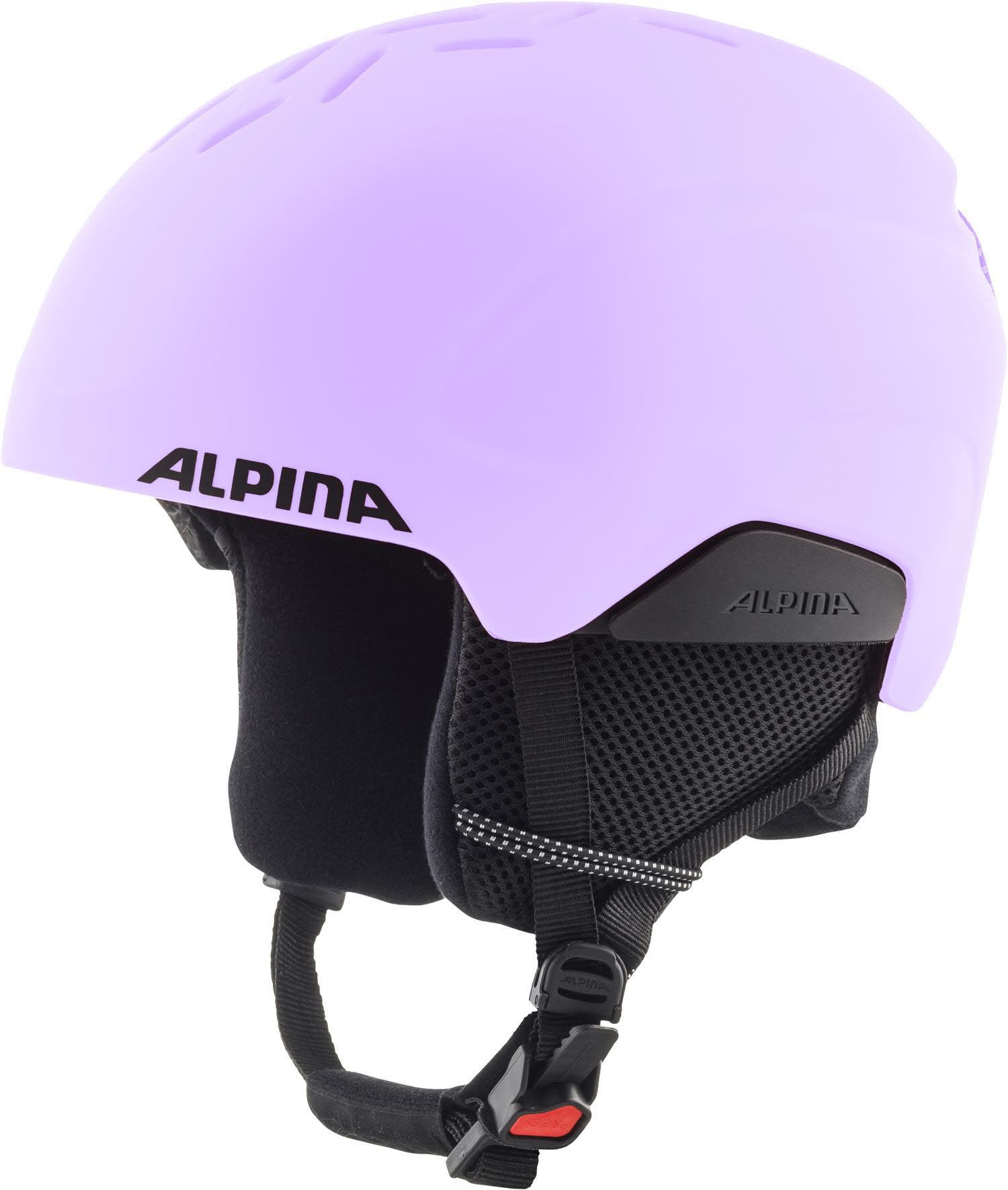 ALPINA PIZI - Casco da sci sicuro, infrangibile e regolabile individualmente con cuscinetti auricolari rimovibili, per bambini