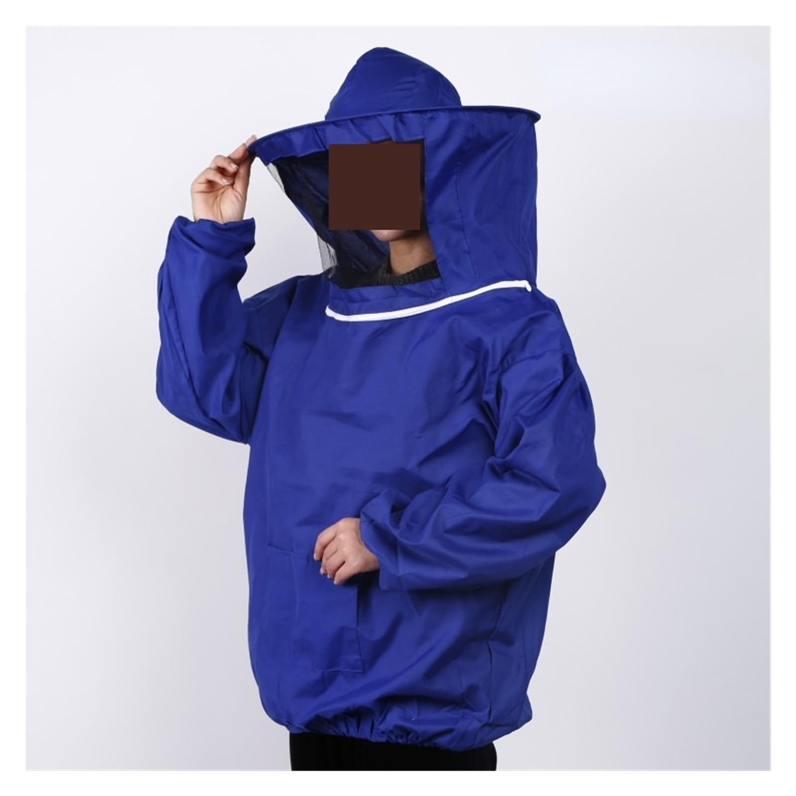 Beekeeping Suit Bee Clothes of Anti-Bee Suit Anti-Bee Bite Equipment Farming Clothing Coverall(Blu)