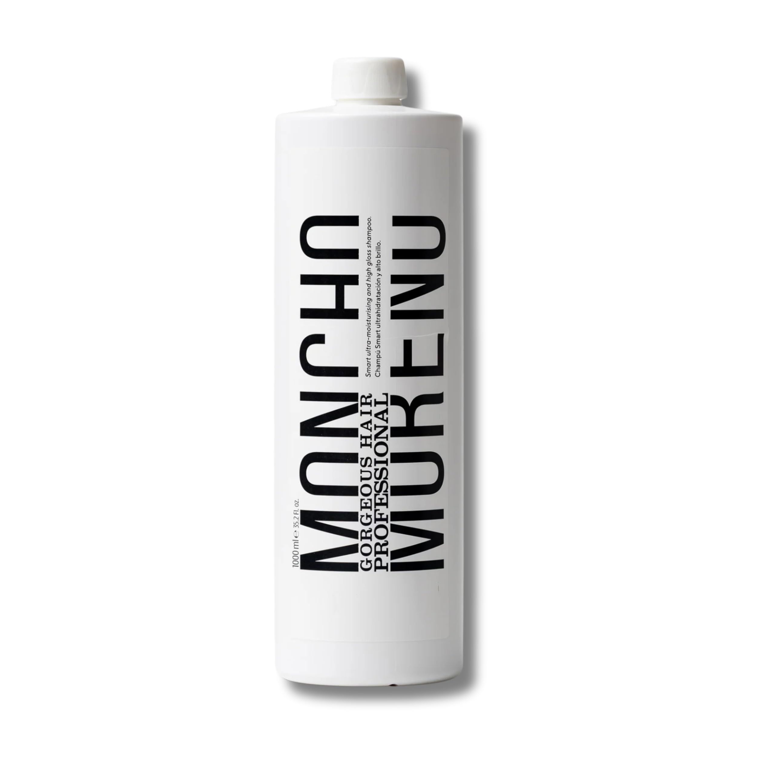 MONCHO MORENO Gorgeous Hair - Champú Hidratante y Protector de Color - Nutre y Aporta Brillo con Aceite de Camelia y Aguacate para Cabello Teñido, Seco y Dañado (1 L)