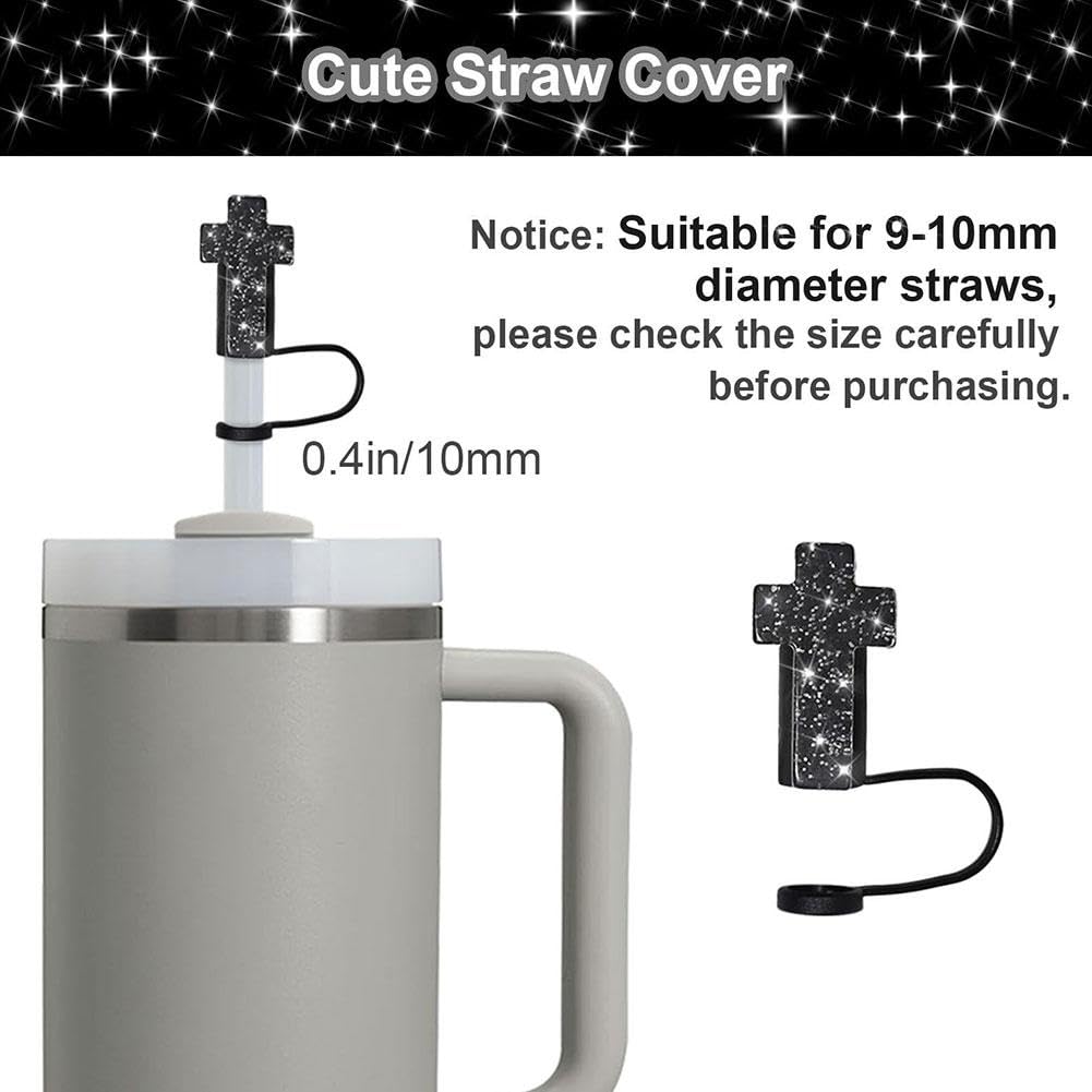Accessori marroni per Stanley Cup 30 & 1134 g, per Stanley Cup set di accessori include coperture per cannuccia da 1 cm, cinturino riutilizzabile per bottiglia d'acqua, carino per ciondoli Stanley e