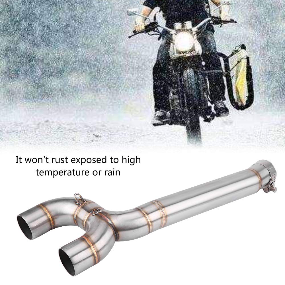 Yctze Auspuff-Mittelrohr Für Yamaha FZ6 / FZ6-N (2004-2009) – Edelstahl, Ca. 49,5cm, 51mm Anschluss