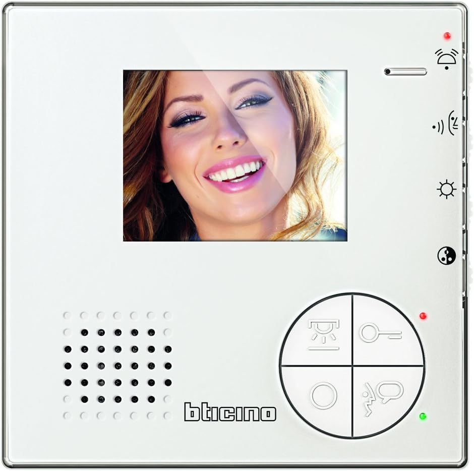 Legrand headphones wireless video house station AP 2-D class, 100V 12B 3.5 inch screen, white, 344502