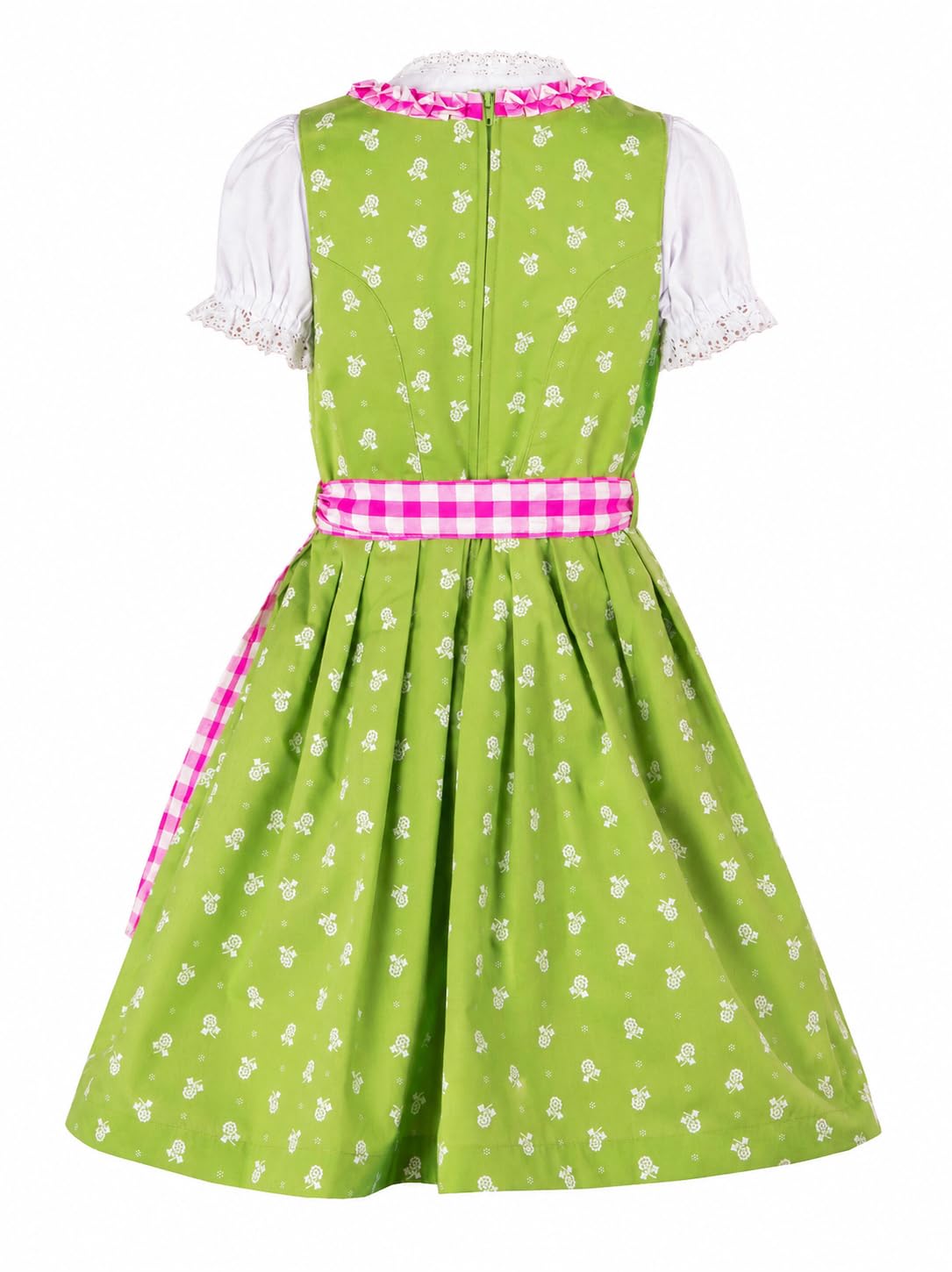 Ramona Lippert Kinderdirndl Chrissi, 3-teilig mit Bluse, grün