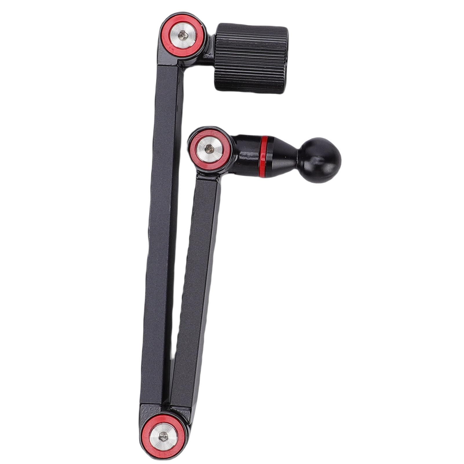 AMONIDA Supporto per Tablet Portatile Pieghevole, Supporto per Tablet per Telefono con Base in Acciaio Al Carbonio, Cuscinetti in Gomma Morbida Regolabile Girevole a 360 Gradi con Design Cavo,