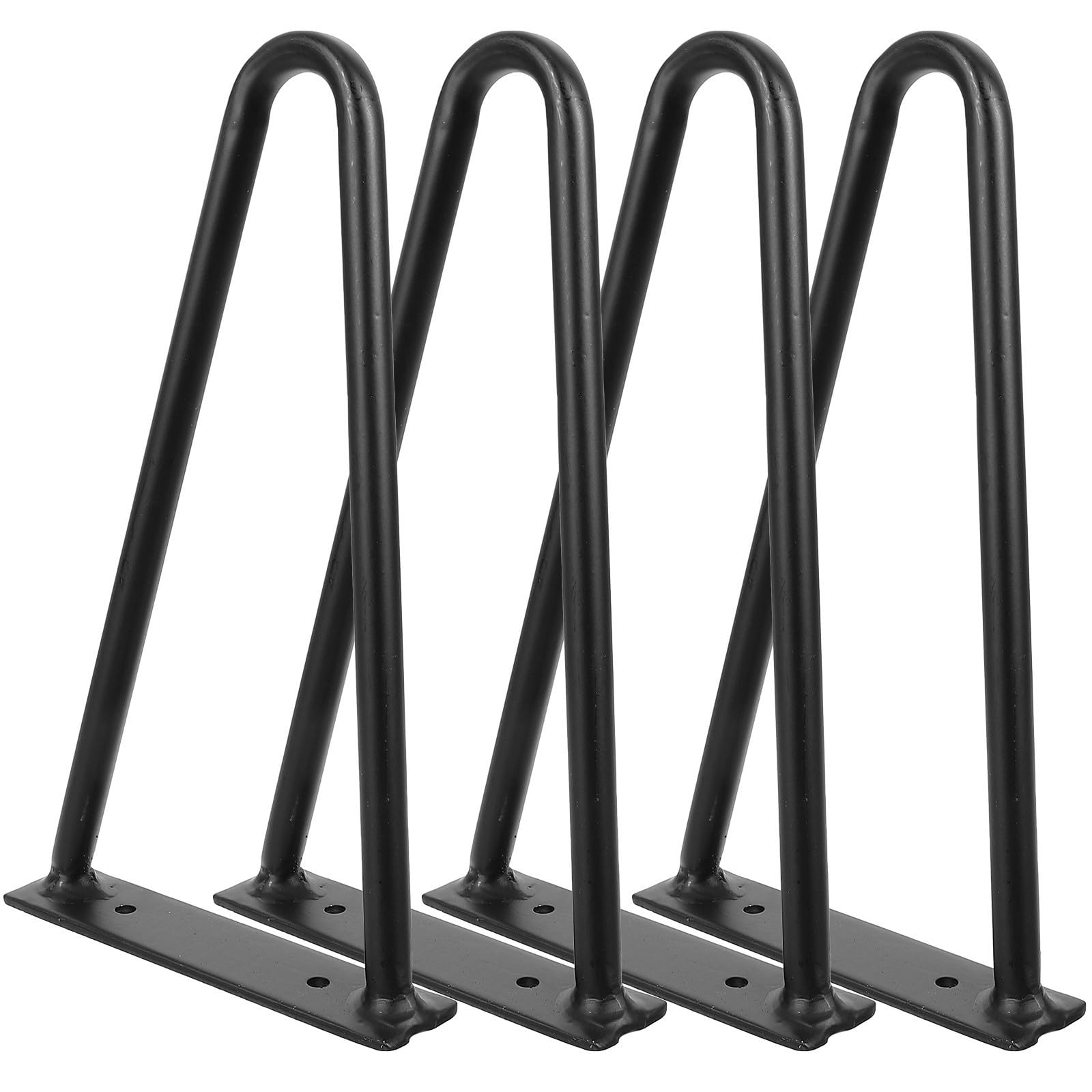 Patas de mesa de metal negro PLAFOPE resistentes a la oxidación para muebles modernos