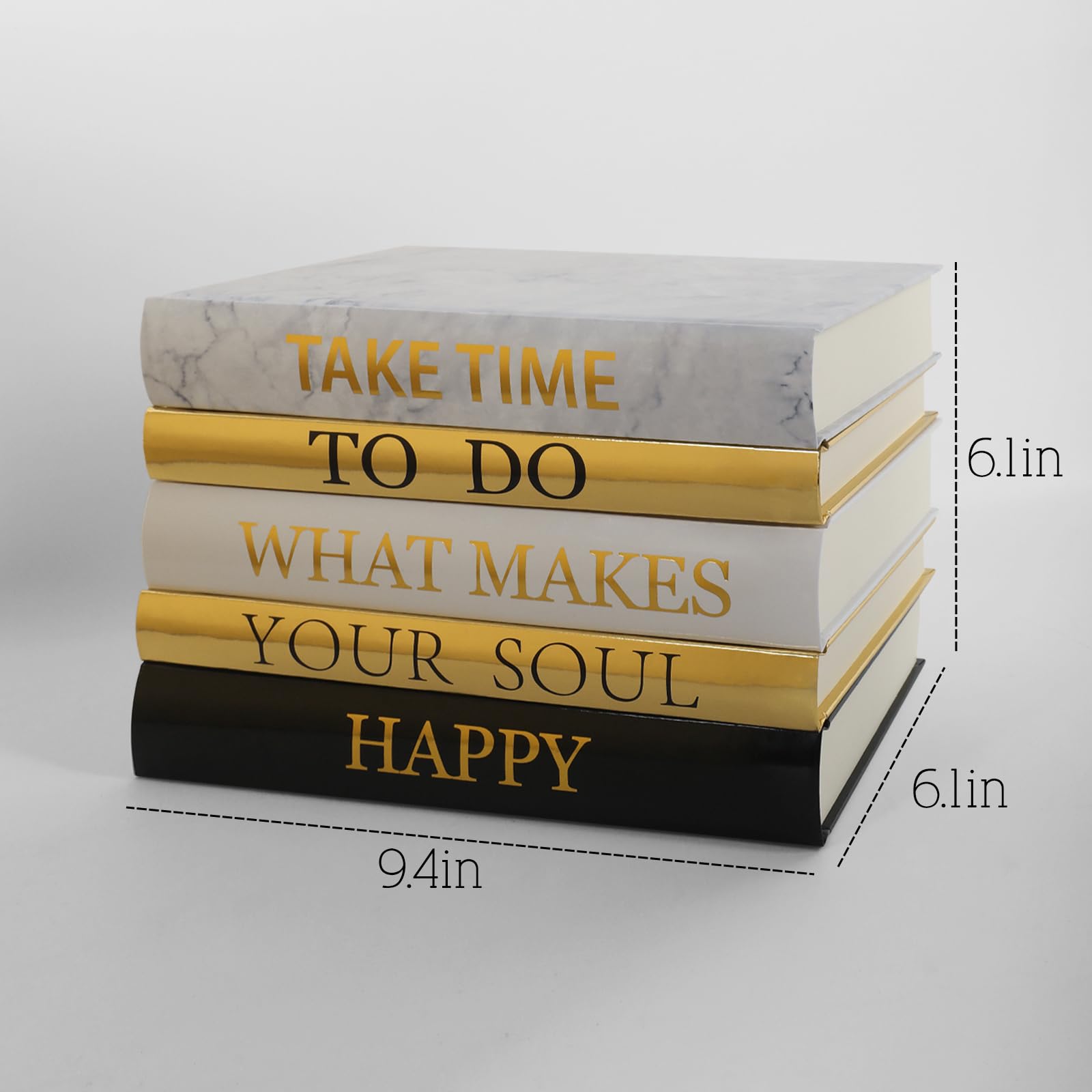 Snapklik.com : 5-Piece Quote Decorative Book Set, Fashion Designer Book ...