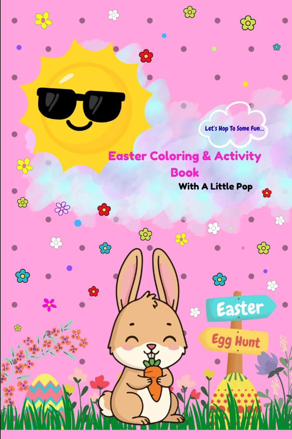 Easter Coloring & Activity Book with a Little Pop