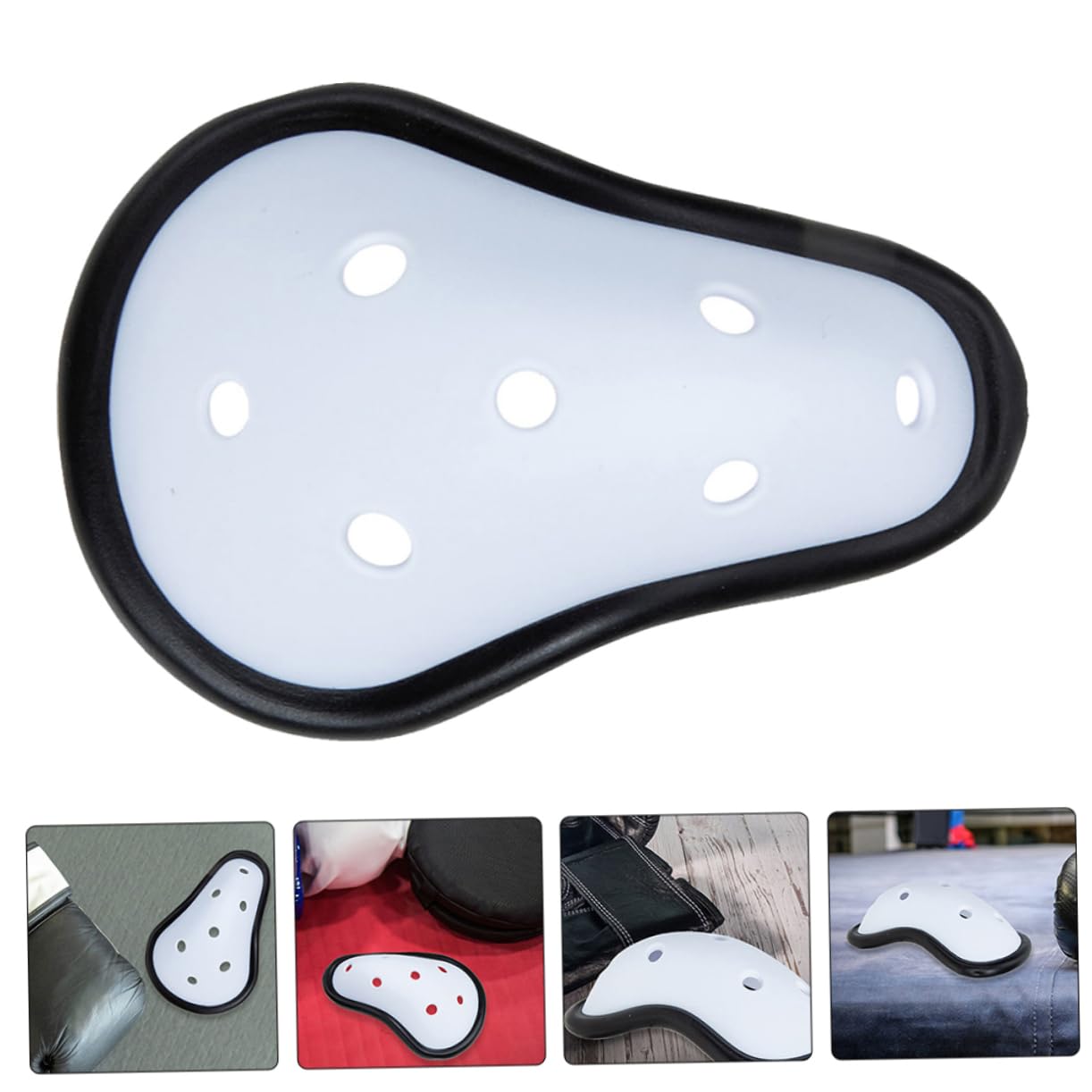 Toyvian Protector de Entrepierna Infantil con Copa Dura Coquilla para de para y Taekwondo Protección Óptima Actividades Físicas