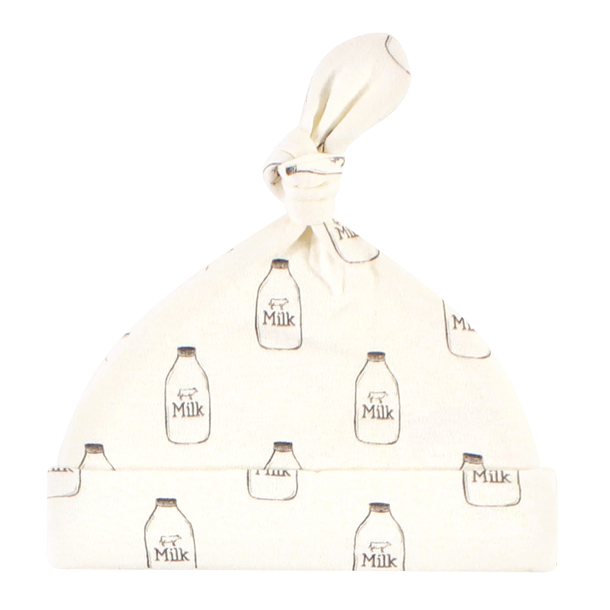 Touched by Nature Coperta unisex per neonati, in cotone biologico, fascia o berretto, latte, taglia unica