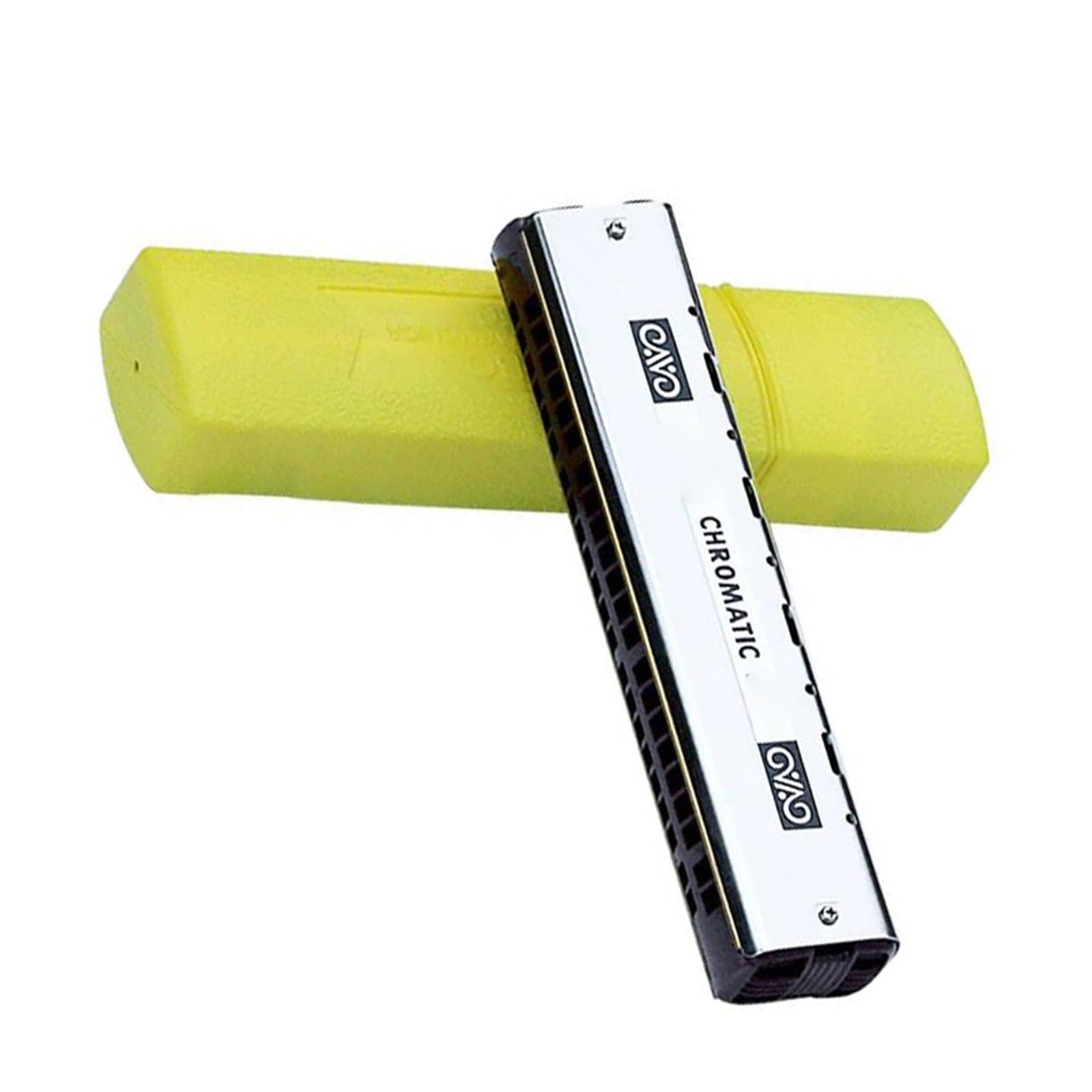 Armonica Singola Cromatica 44 Fori Arpa Blues Chiave C Organetto A Bocca Ance In Ottone Strumento Musicale In Resina