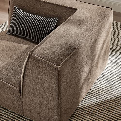 Sillón Modular Esquinero Tela Mocha miniatura 6