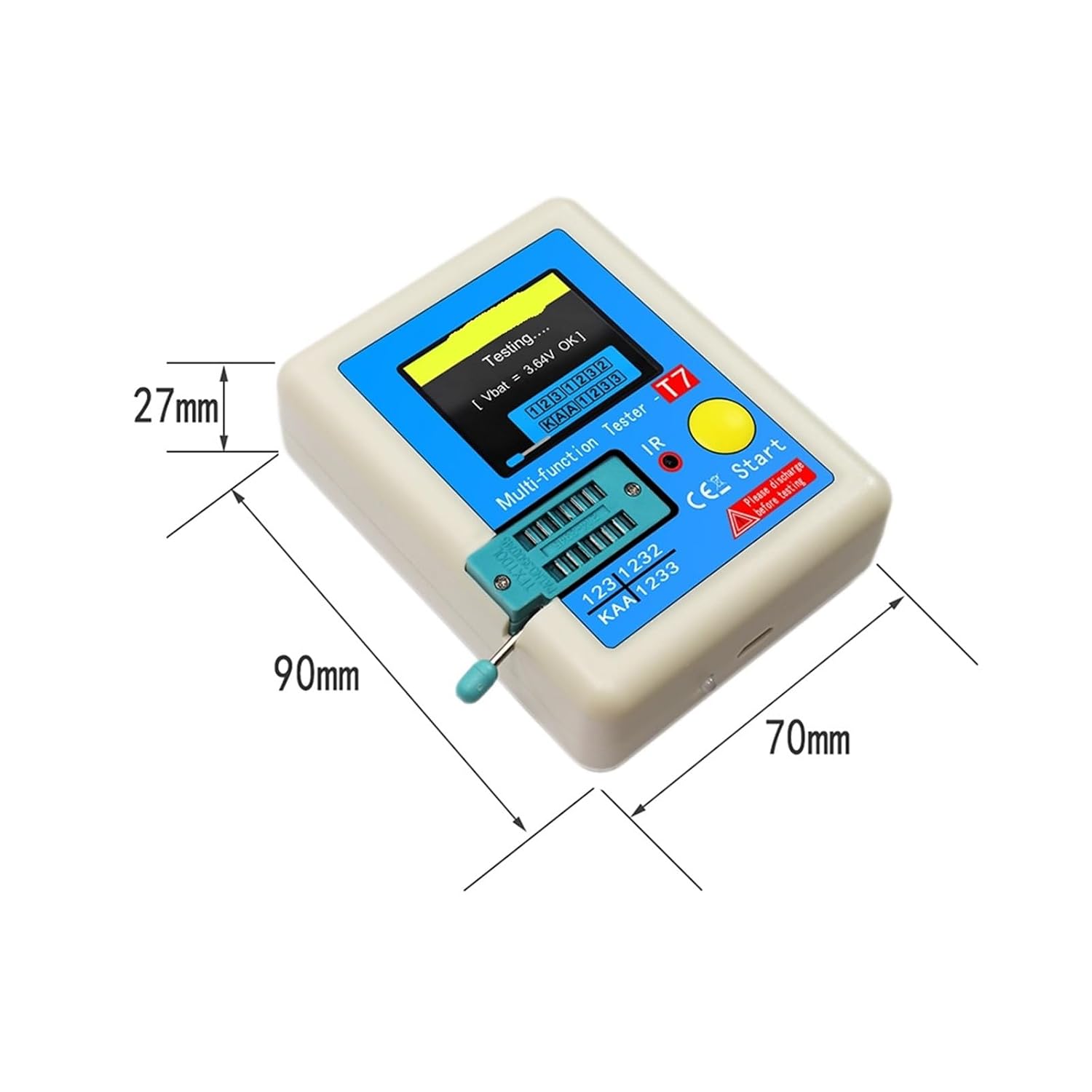 LCR-TC1 LCR-T7 T10H Transistor Tester Multimeter(LCR-T7)