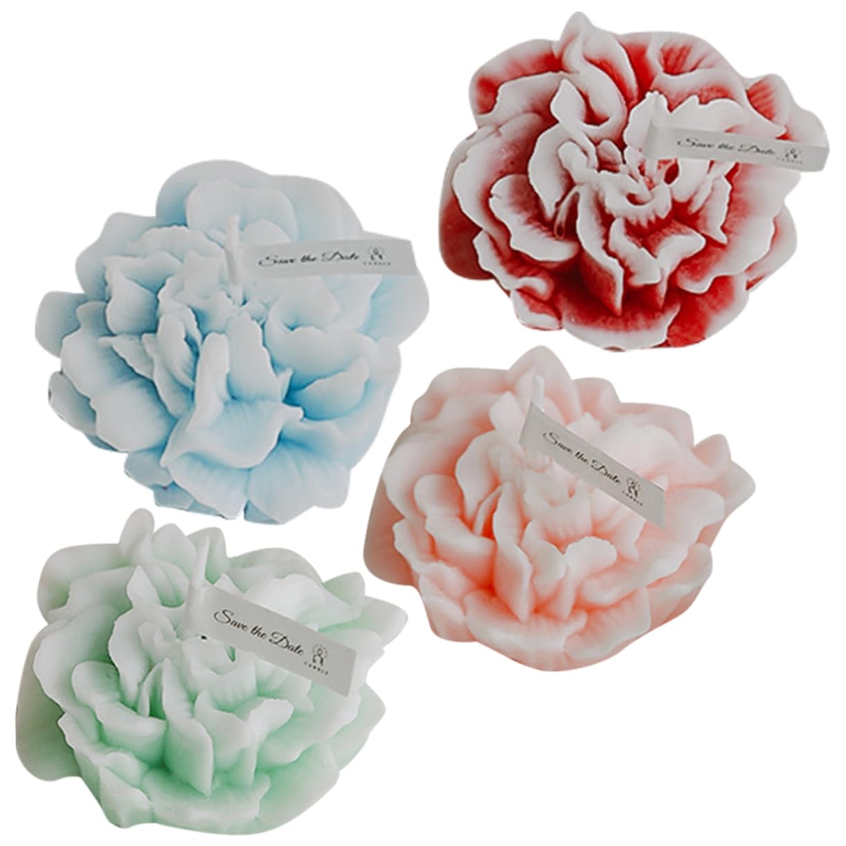 20stücke Duftkerzen Blumenform Kunstvolle Aromatische Kerzen Für Muttertag Hochzeiten Und Feiern Für Stimmungsvolle Raumdekoration Und Festlichkeiten