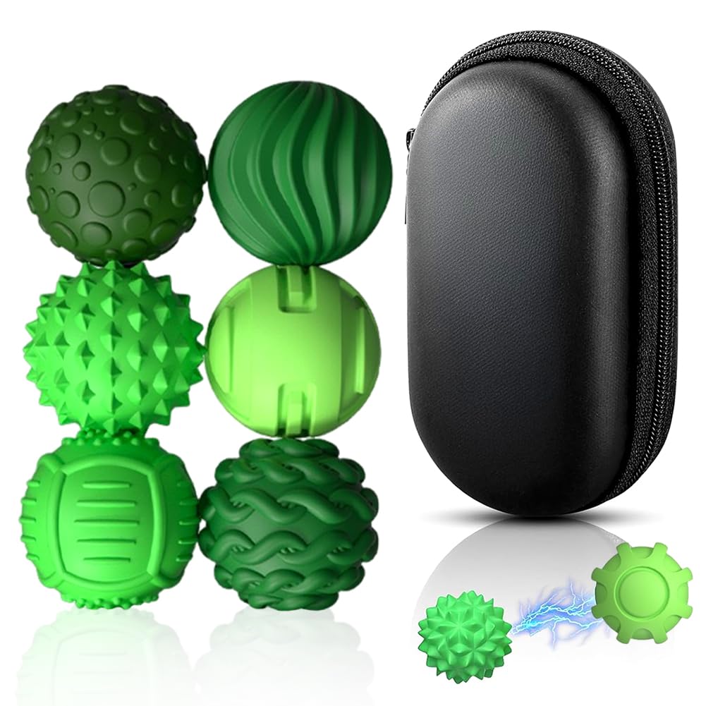 Magnetic Fidget Balls Toys, 6PCS Magnetic Sensory Stress Balls