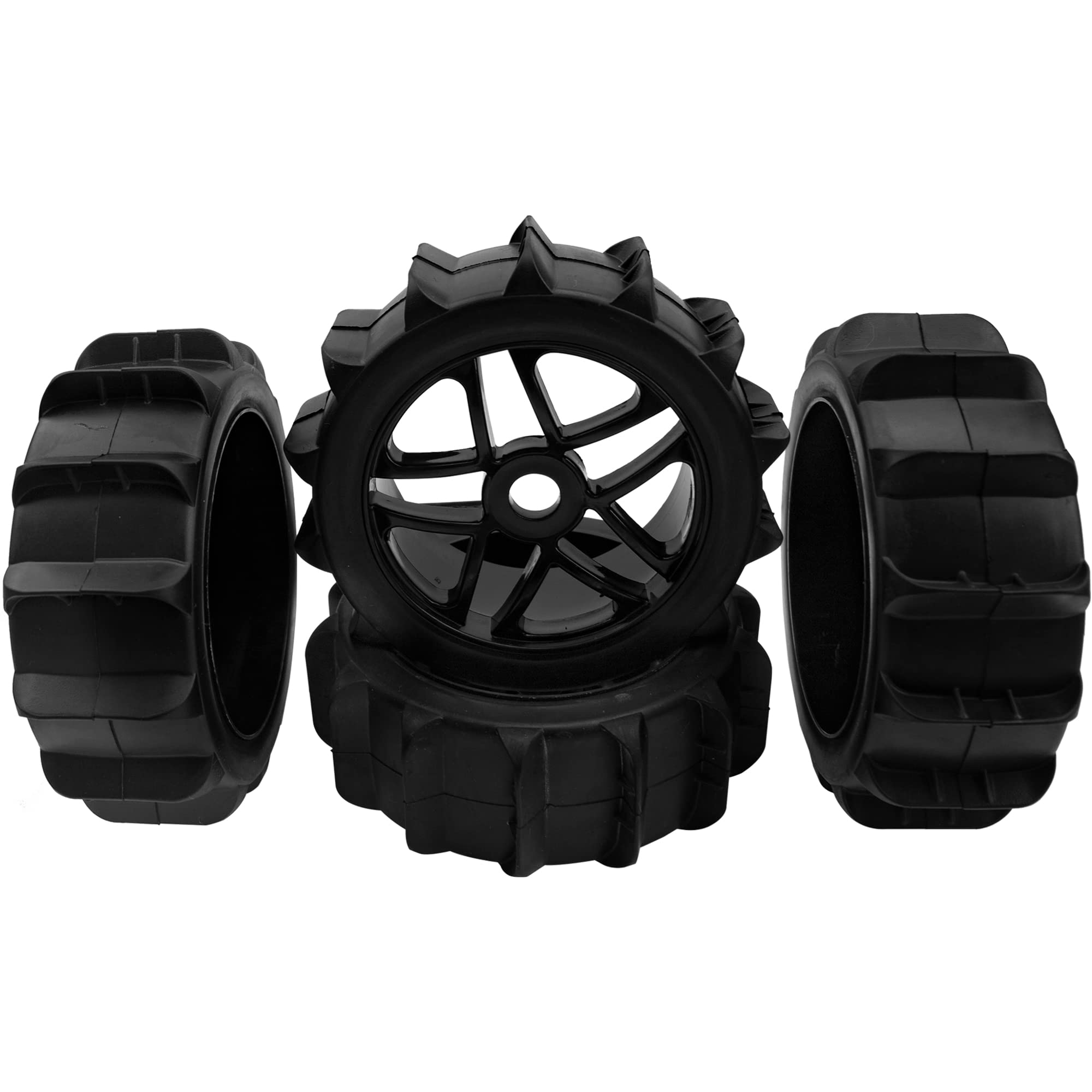 トラクサス　ラジコンタイヤ　ホイール　ハブ17ミリ　1/8 Amazon | HIRCQOO 1/8 RC オフロード バギー 雪砂 パドルタイヤ