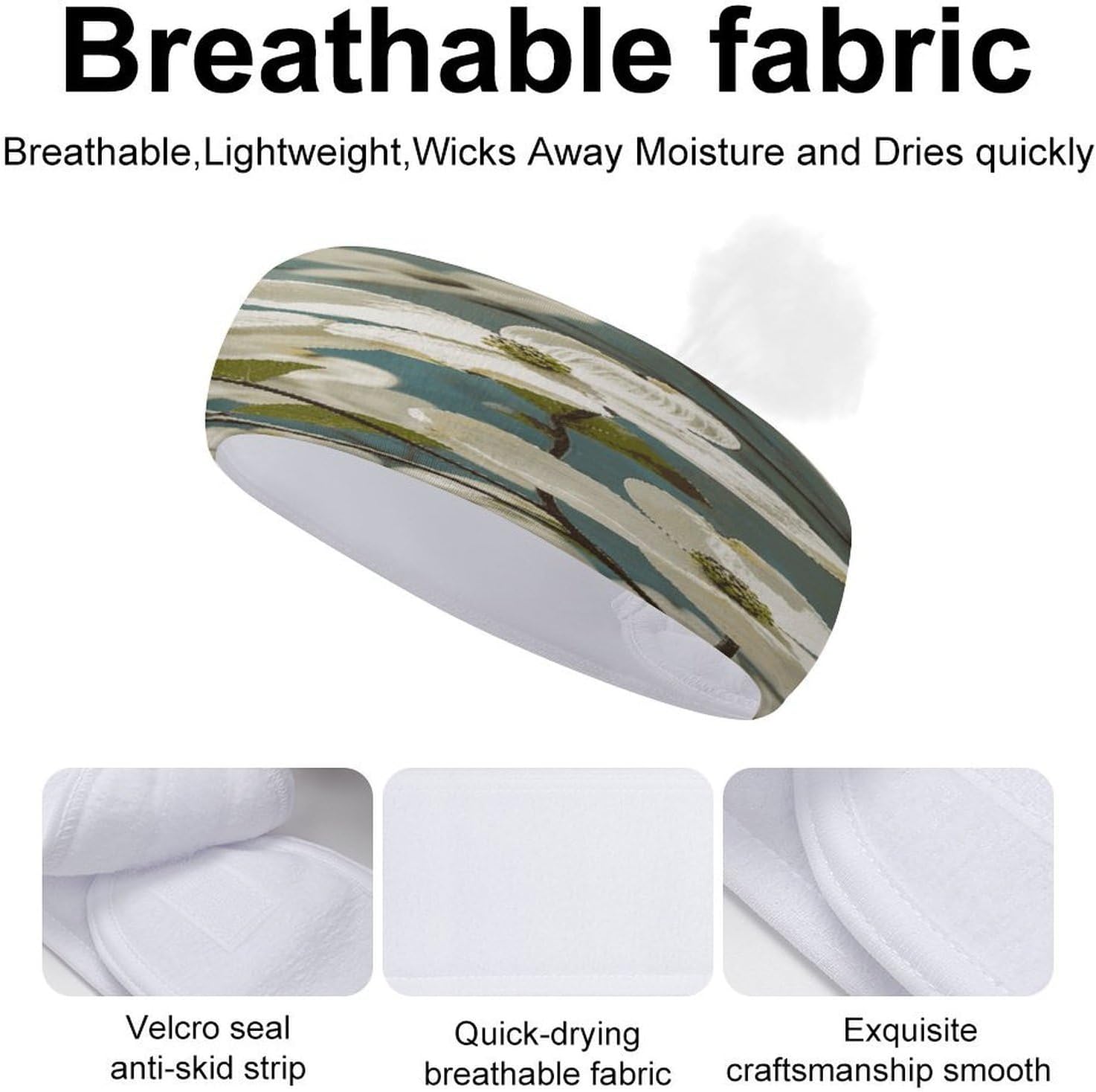 Spring Dogwood Blossoms Sport Headbands Sweatband Athletic Headband