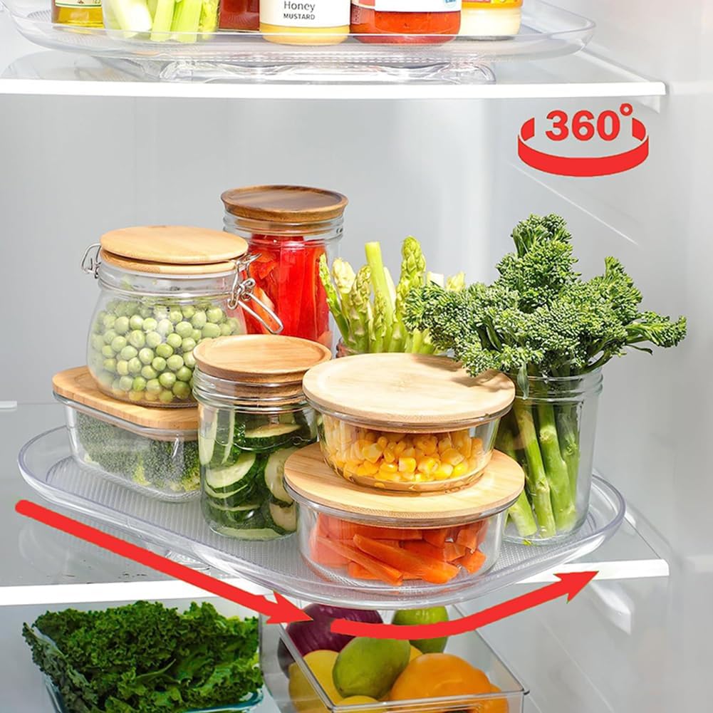 Amazon.com - Lazy Susan Turntable Organizer for Refrigerator, 15.75 ...