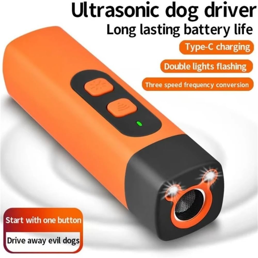 Dispositivo deterrente antiabbaio for Cani ad ultrasuoni – Strumento di addestramento Ricaricabile