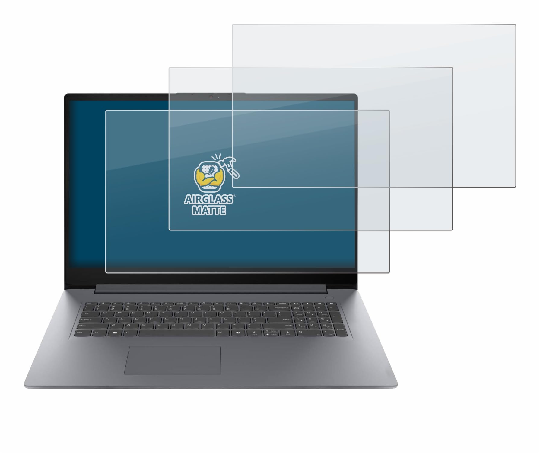 brotect Pellicola Vetro Opaca per Lenovo V17 G7 (3 Pezzi) Protezione Schermo [Anti-Riflesso, Durezza 9H]