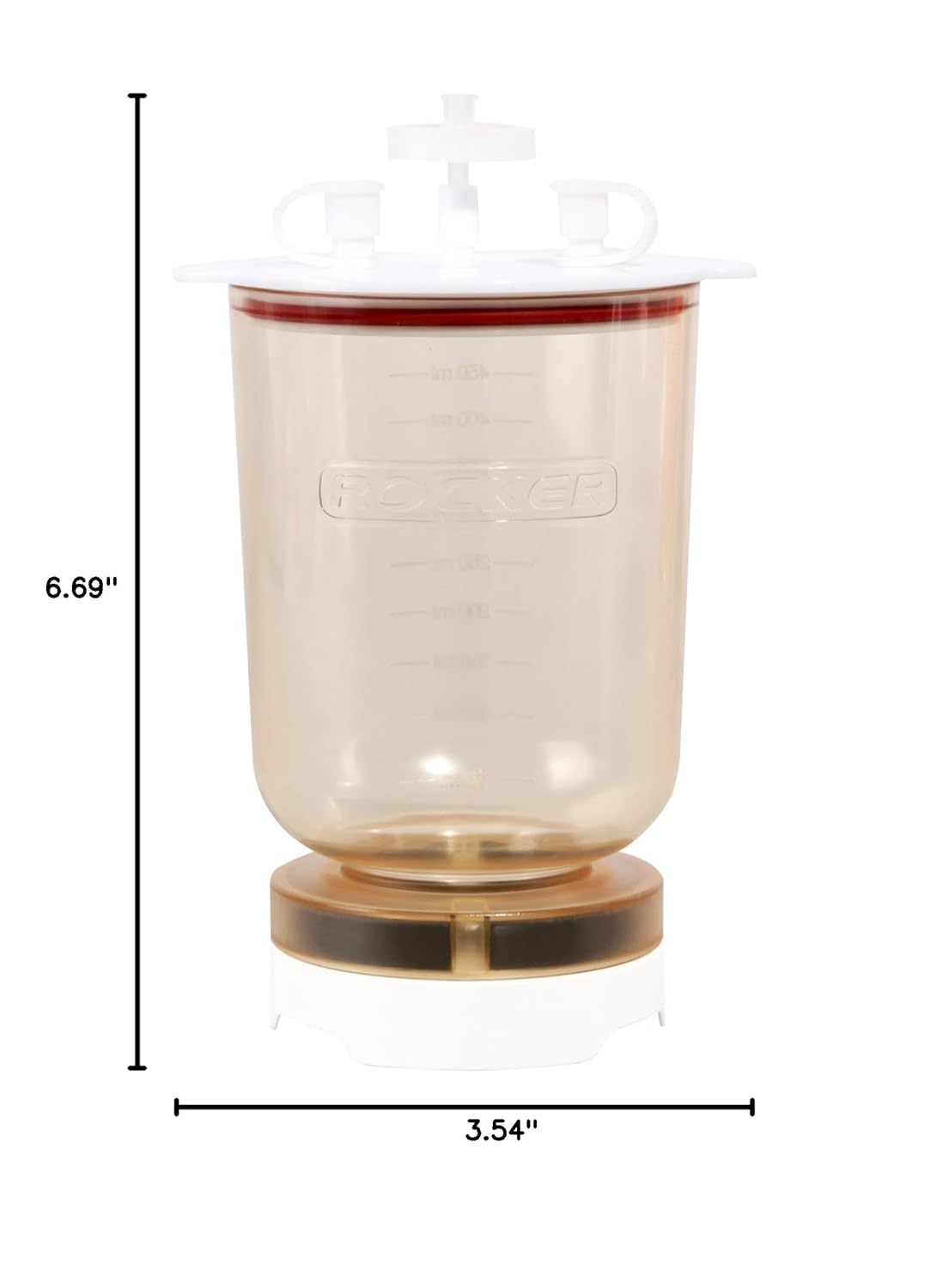 Rocker Scientific MF5A Laboratory Magnetic Filter Funnel, Short Stem, PES, 500mL, 47mm