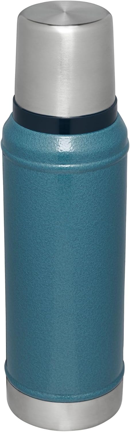 Stanley Classic Legendary Vacuum Bottle 1.0 qt | Wide Mouth with Leakproof Cup Lid | Keep Drinks Hot or Cold | Packable for Travel | Insulated Stainless Steel Thermos | BPA-Free | Hammertone Lake - Image 2