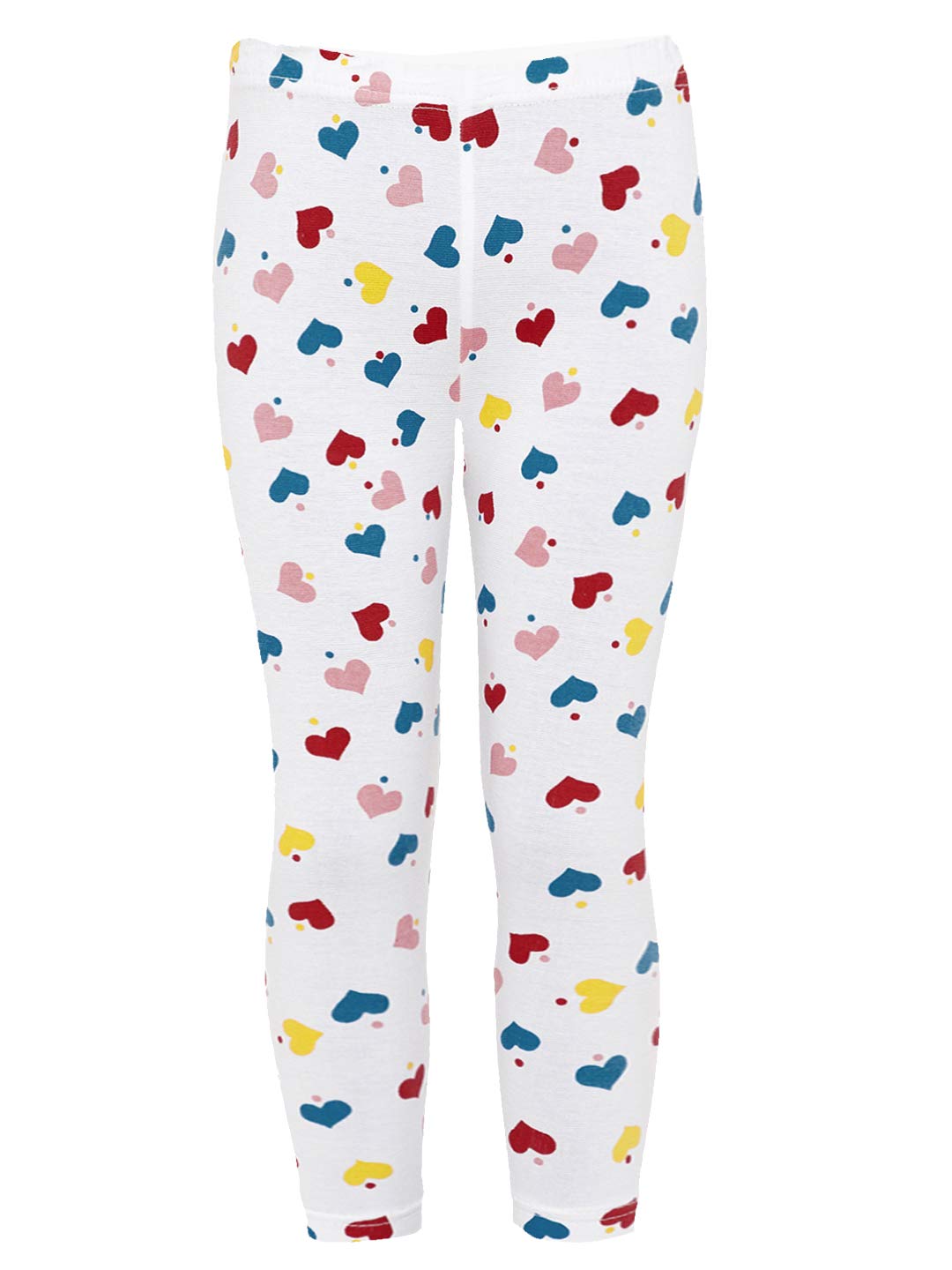 Naughty Ninos 2 paia di leggings stampati alla caviglia per bambine da 2 a 12 anni