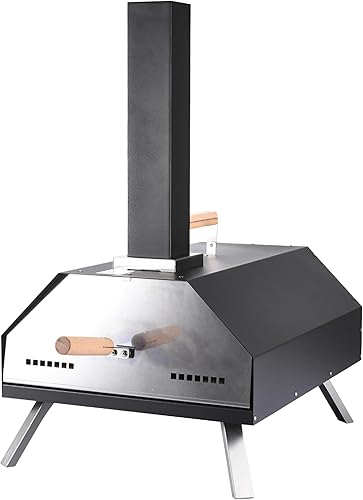 Zorestar Horno de pizza al aire libre - Horno de pizza ligero de acero inoxidable - Máquina de pizza portátil ideal para cocina al aire libre o