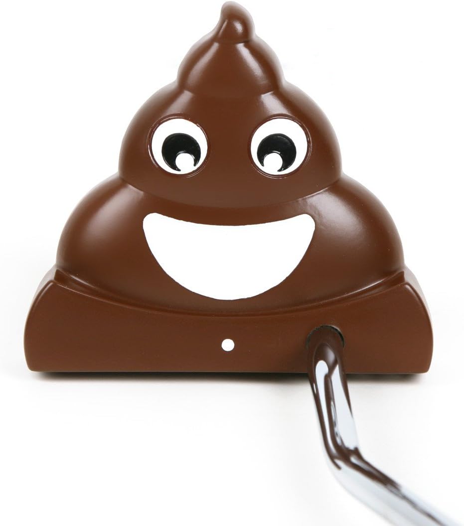Intech Emoji #2 Poop Golf Putter - 35 inch for Men, Women, and Kids