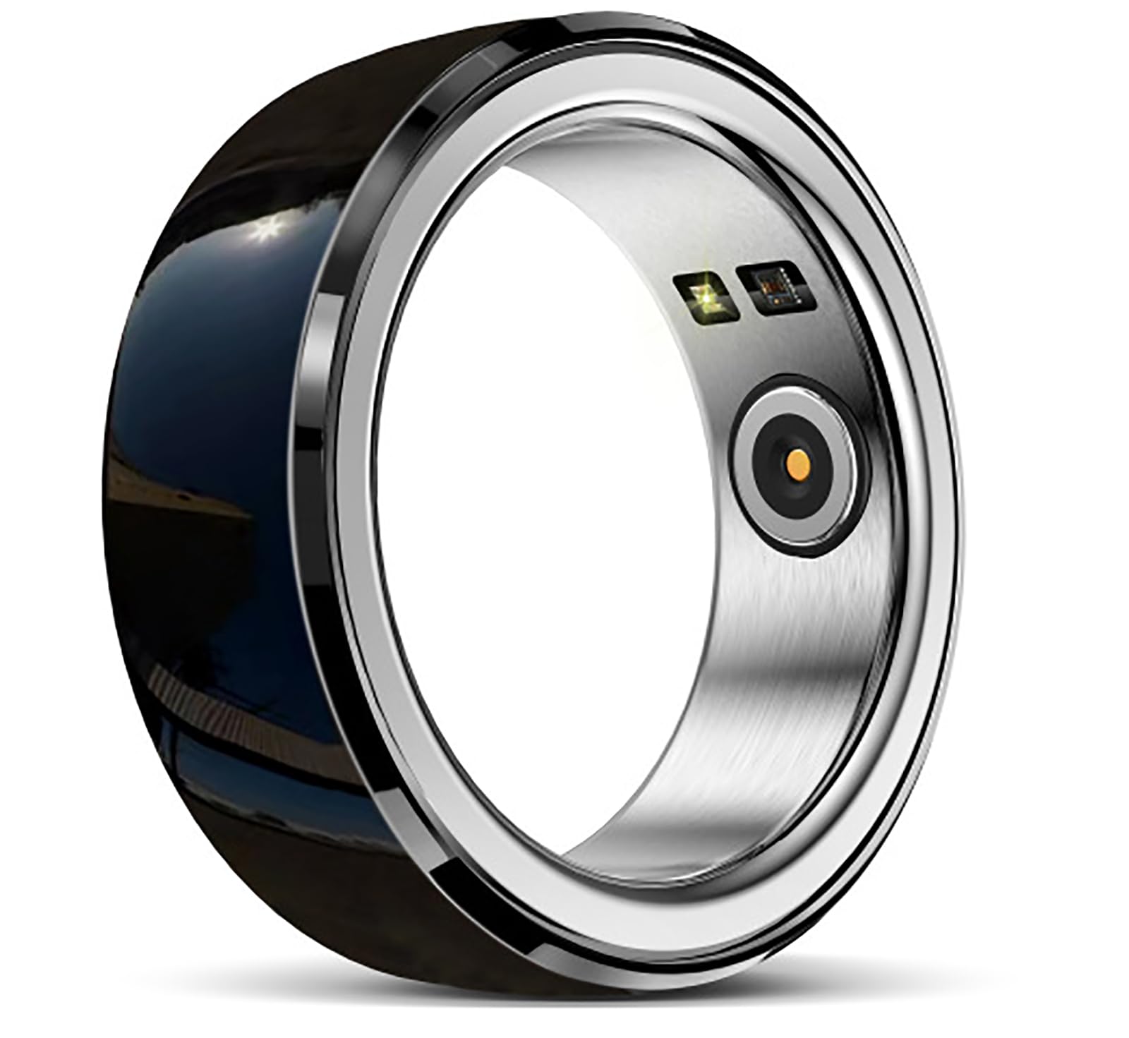 Anillo Inteligente para Fitness, Anillo De Salud, Carga Magnética, Resistente Al Agua Y con Ahorro De Energía, para Controlar La Salud, La Temperatura Corporal, El Sueño Y Los Latidos del Corazón
