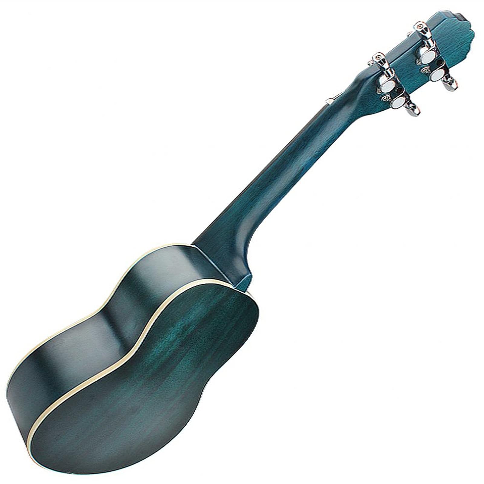 Ukulele koncertowe Początkujący Ukulele 21- calowy Sopran Ukulele Świerkowy Drewno 15 Fret Cztery Struny Hawaii Gitara Z Abalone Shell Edge Hole Hole Instruments Instrumenty Muzyczne