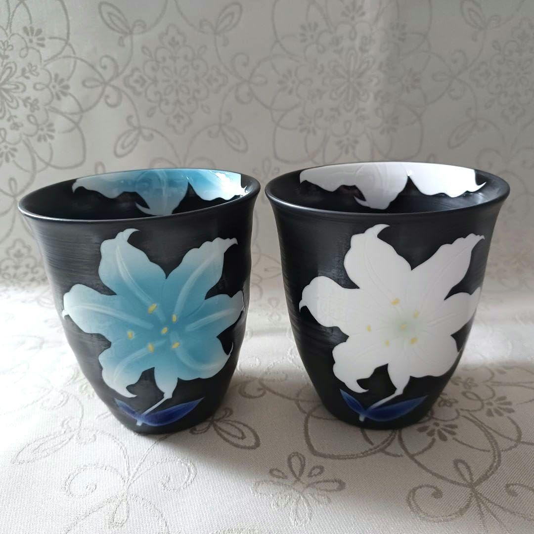 Amazon | 波佐見焼 フリーカップ ペア カサブランカ 紫明窯 陶器製