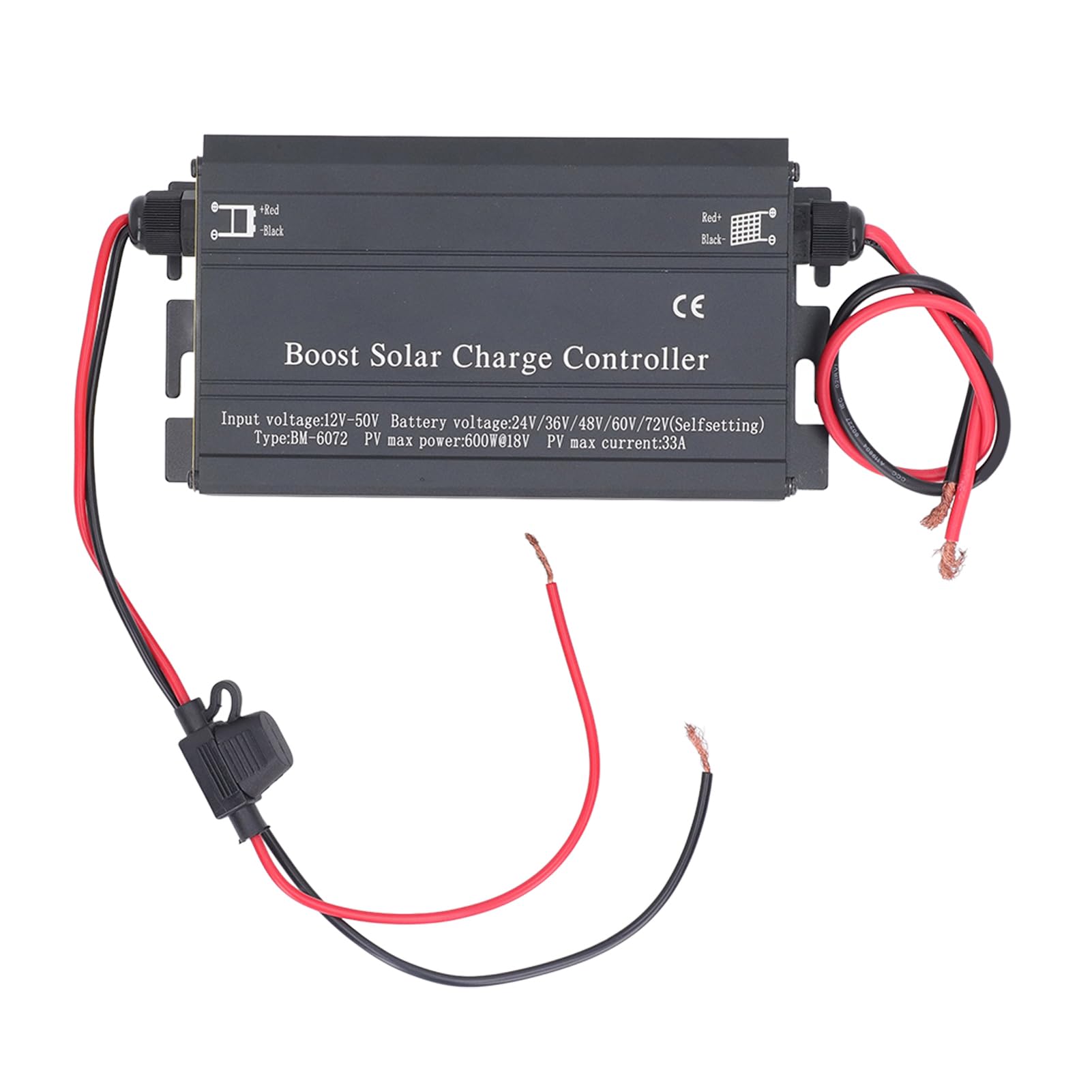 Fafeicy Kontroler ładowania Słonecznego MPPT Boost, Regulator Paneli
