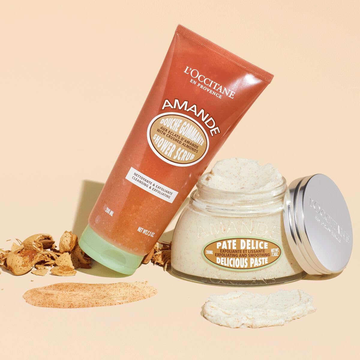 L'OCCITANE Exfoliating & Smoothing Almond Delicious Paste Body Scrub 7.40 fl oz - Image 4