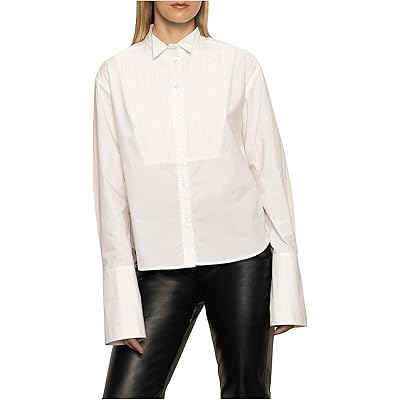 Sanctuary New Era Tuxedo Shirt white