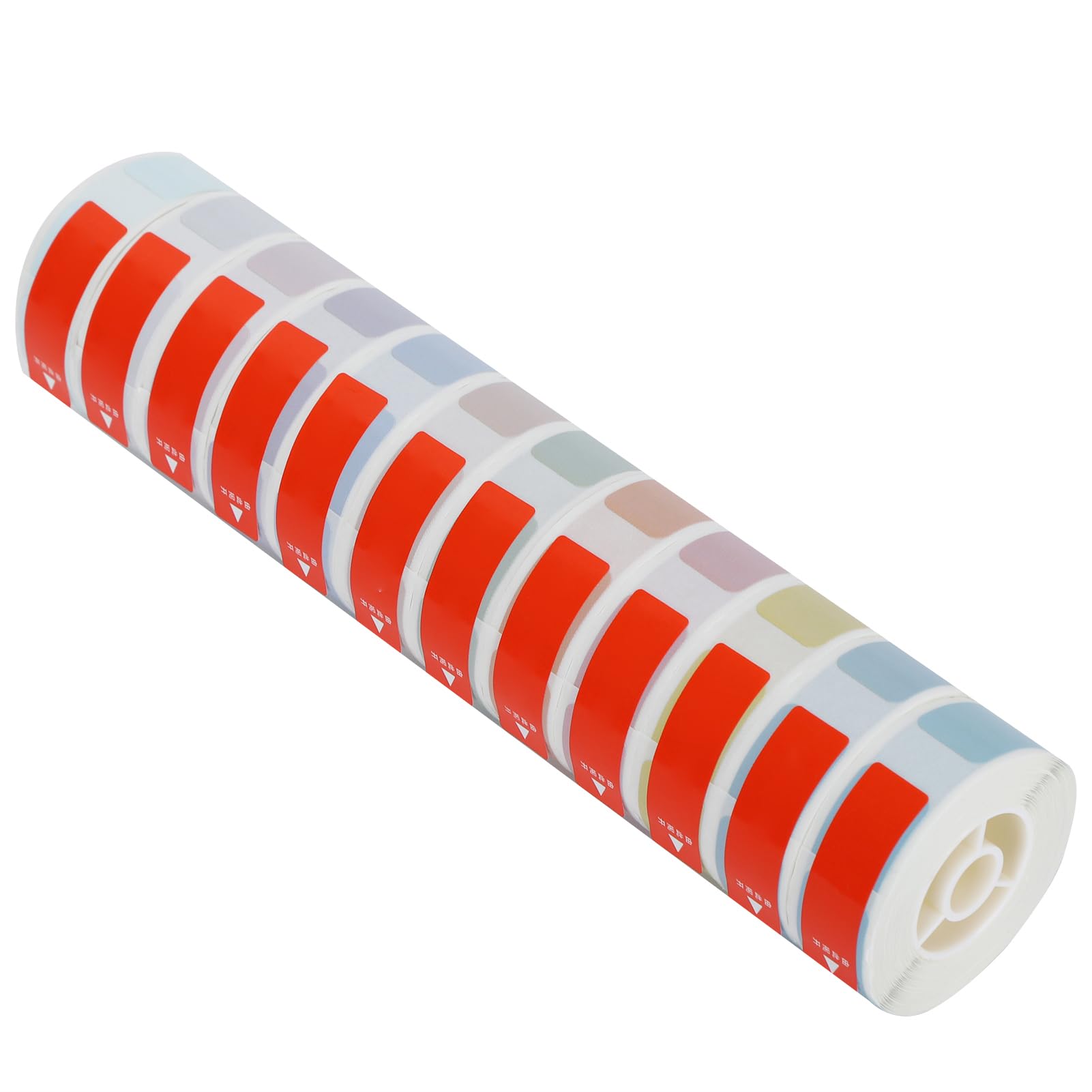 12 sztuk Wodoodporna naklejka termiczna w rolkach Samoprzylepny papier do etykiet PCV do przechowywania w kuchni Odzież Identyfikacja biżuterii 12 x 30 mm 180 arkuszy w rolce (Zestaw wiosenny)