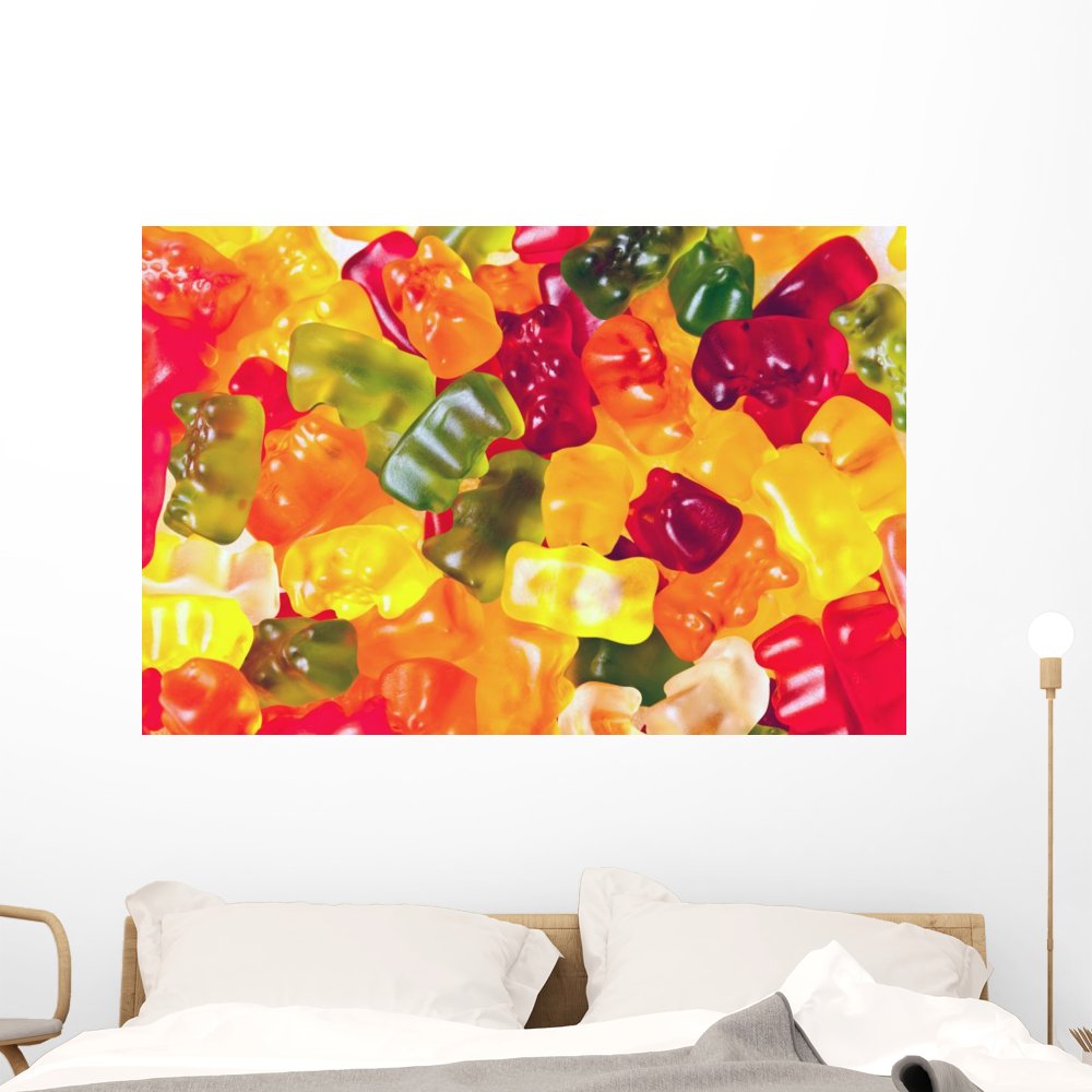 Amazon.com: Wallmonkeys Gummy Bears Wall Mural Peel and Stick