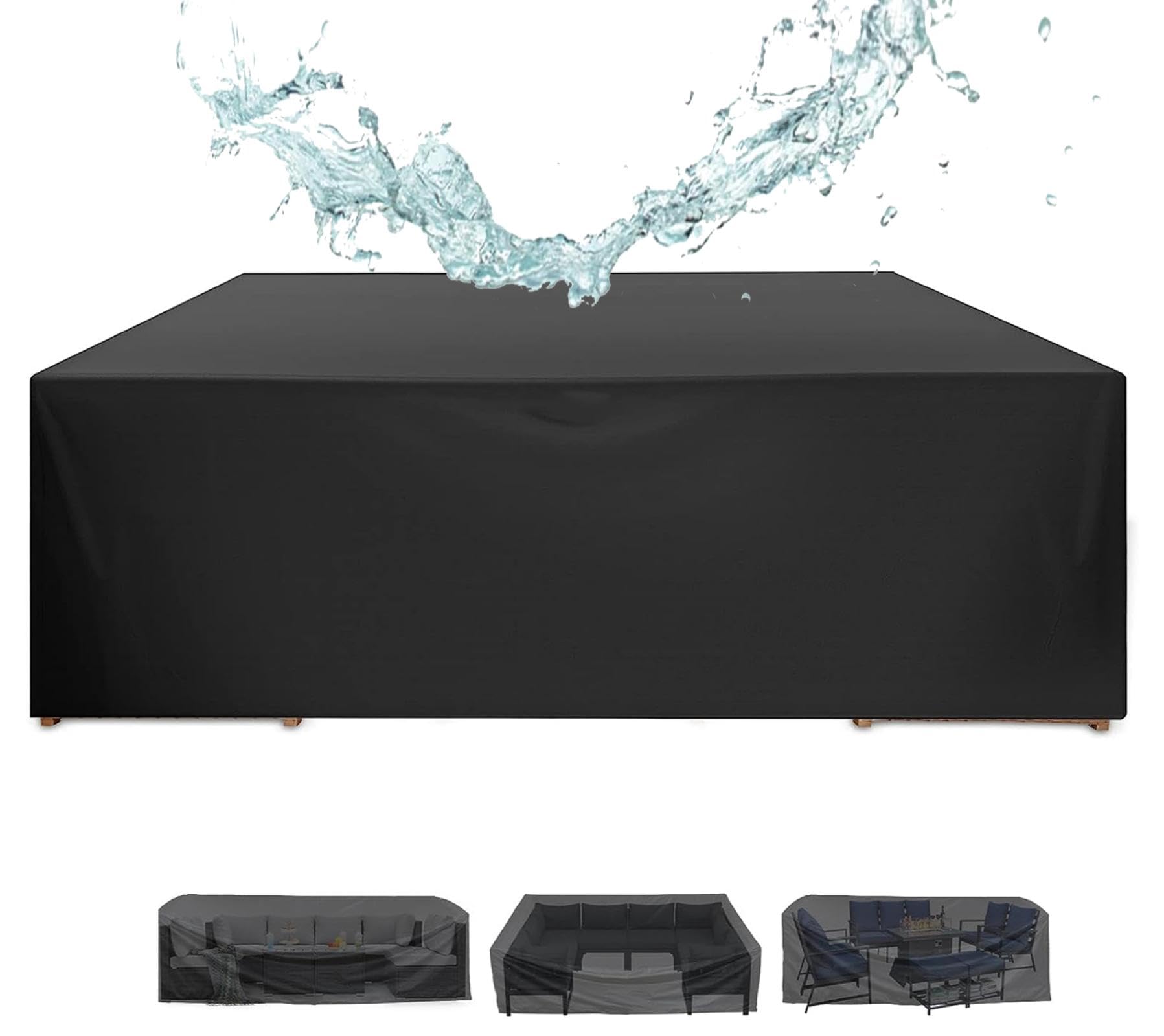 KDXAOBEI Housse Salon De Jardin Exterieur 220x110x80cm