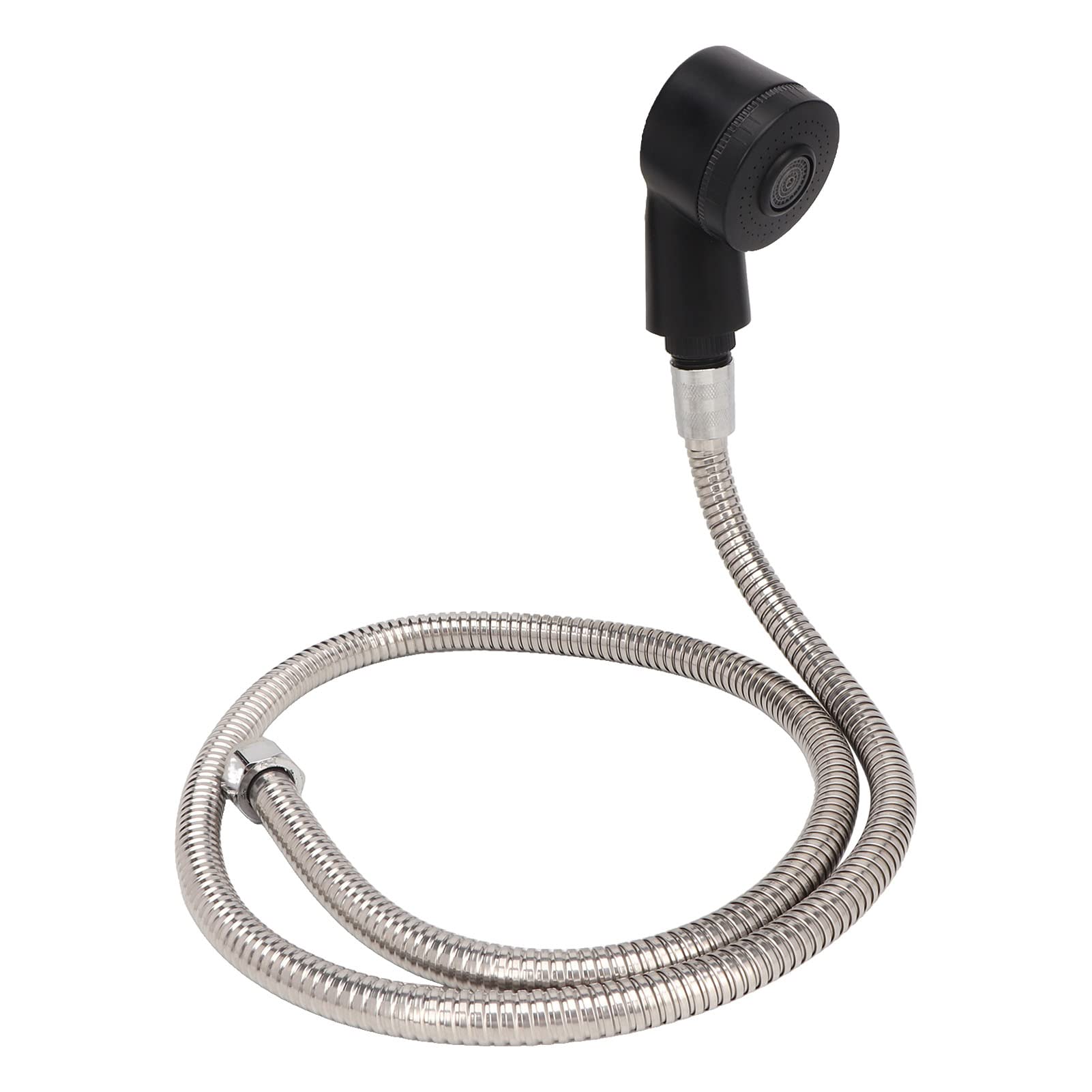 YUYTE Salon Shampoo Bowl Sprayer, Shampoo Bowl Hose Sprayer, Anti Leakage Good Sealing Electroplating Sprayer Head Hose Set for Barber Shop