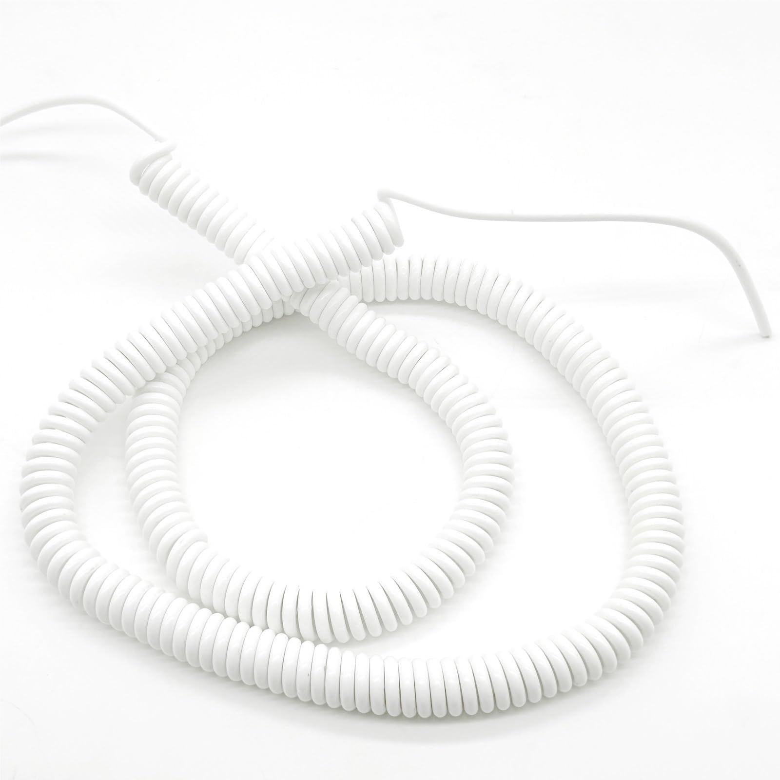Cable de alimentación de resorte espiral de múltiples núcleos de la flexión