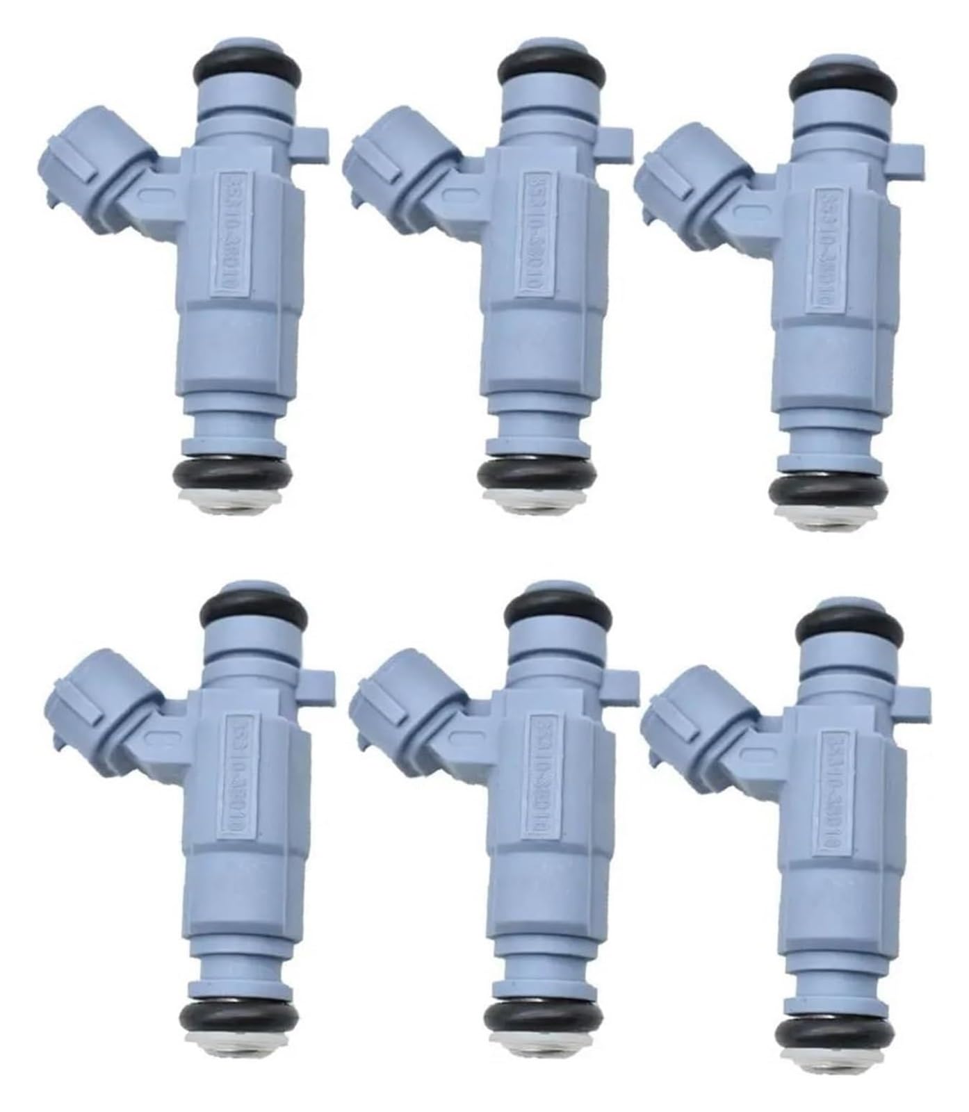 Qwqwfa One Color Petrol Fuel Injector For Hyundai For Santa For Fe For Sonata Xg350 2.4L 3.5L Fuel Injector Nozzle Injectors Car 6Pcs 35310-38010
