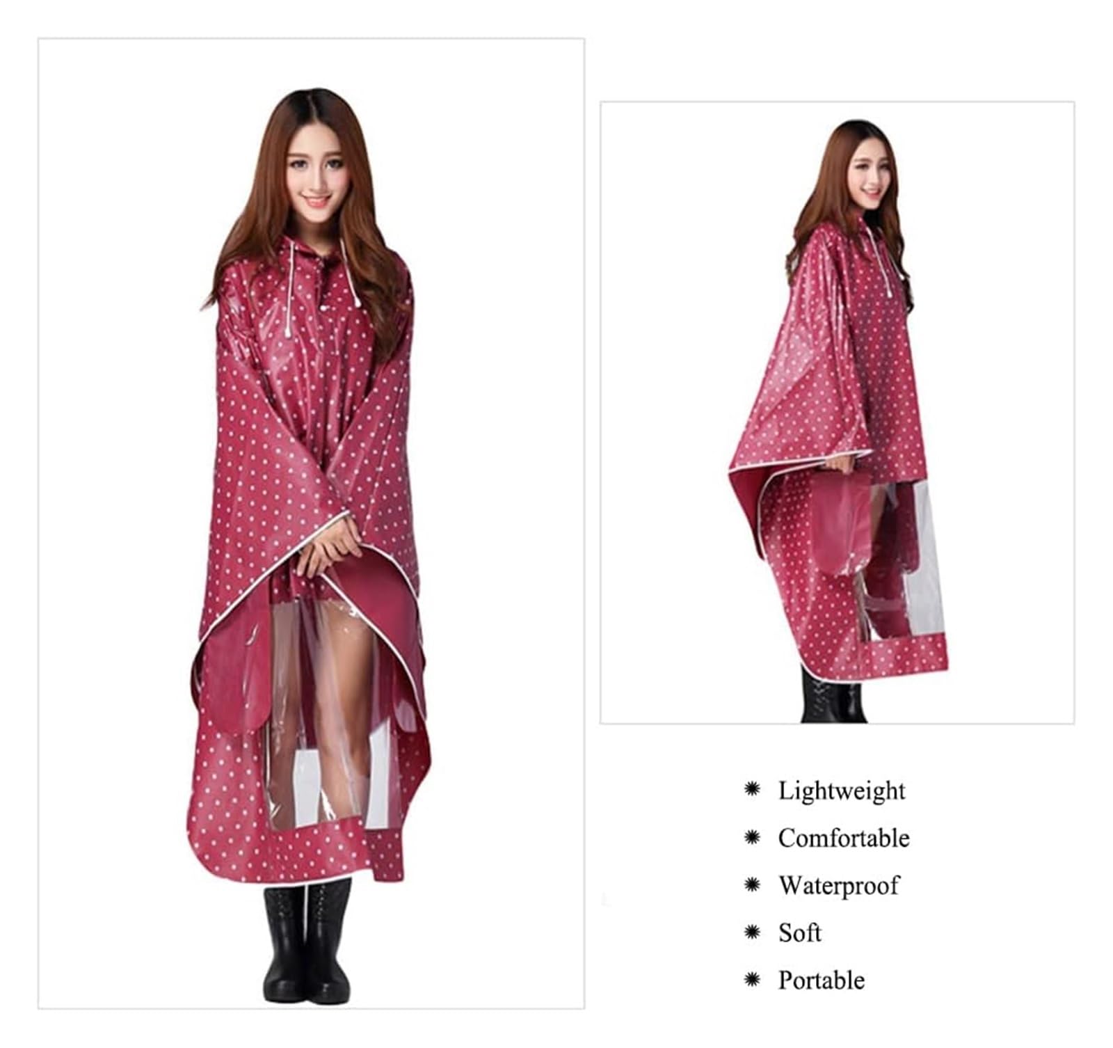Waterproof Rain Poncho Cycling Poncho, Rowerowa kurtka przeciwdeszczowa dla mężczyzn Kobiety Wiatroszczelna jazda na rowerze Rowerowe Poncho Rowerowy płaszcz przeciwdeszczowy Peleryna przeciwdeszczowa