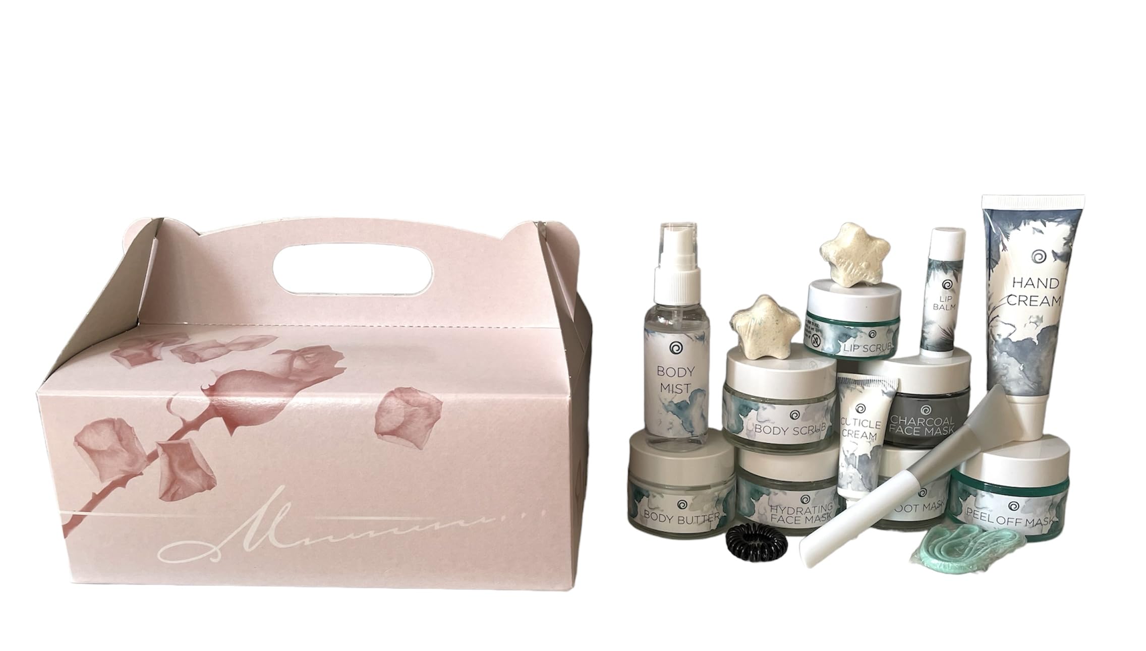 Set benessere, cura e confezione regalo con maschere, creme, scrub, ecc. - 16 applicazioni spa e prodotti per la cura di viso, mani, corpo e piedi - edizione limitata
