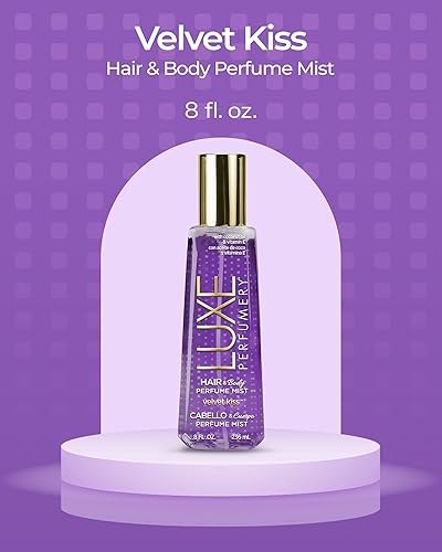 Miniatura 2 de Luxe Perfumery Perfume para cabello y cuerpo, Velvet Kiss, 8.0 fl oz (paquete de 1)