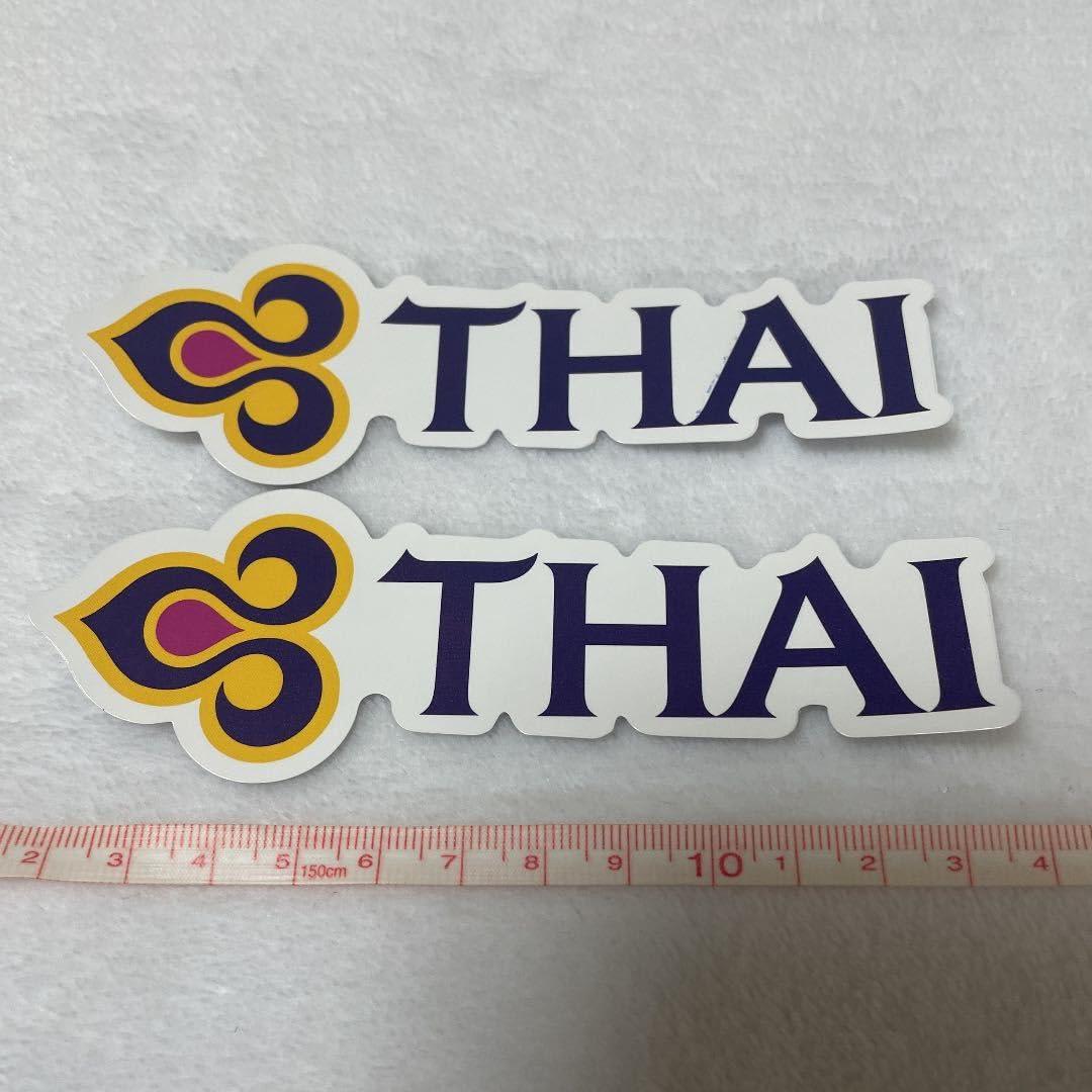 Amazon.co.jp: タイ航空 ステッカー シール 限定 グッズ ノベルティ 2