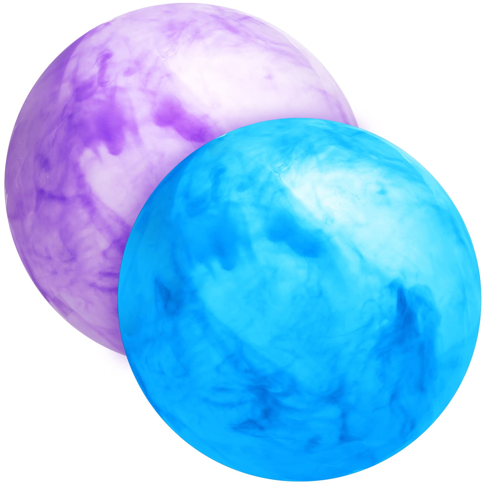 Buy 2 Pcs 27 Inch Inflatable Marbleized Bouncy Balls Giant Beach Balls