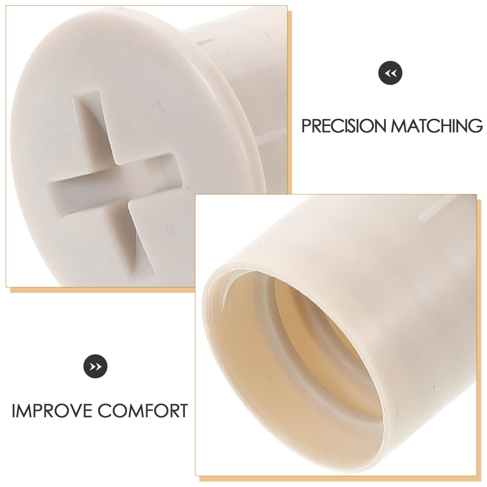 SUPVOX Set di 4 tappi per viti in plastica per scivoli per bambini, accessori per attrezzature da gioco, colore: grigio