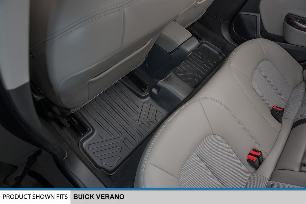 SMARTLINER Custom Fit Floor Mats 2 Row Liner Set for 2012-2017 Buick Verano - Image 4