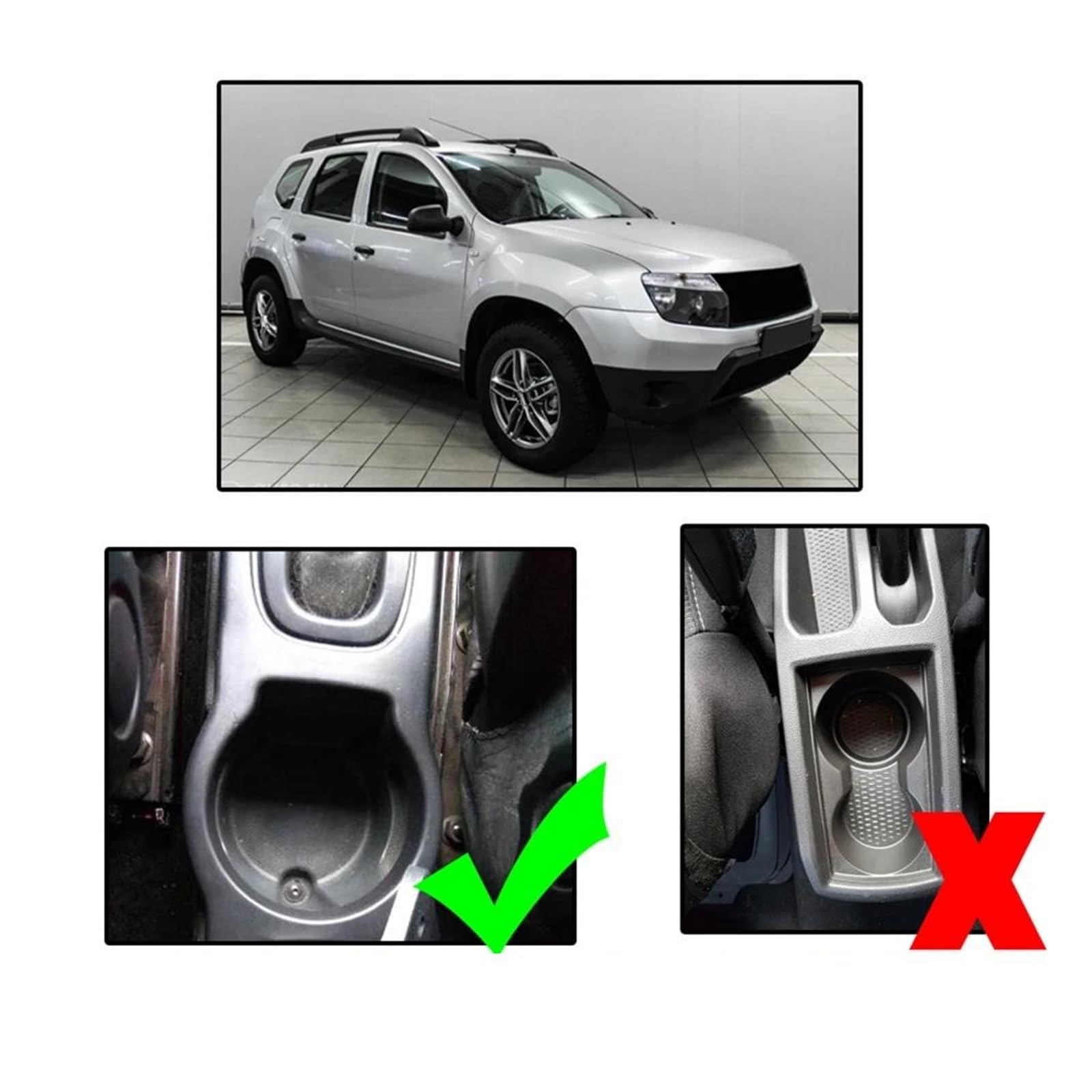 Appoggio Poggia Braccio Per Dacia Per Duster 2010 2011 2012 2013 2014 2015 Auto Bracciolo Box Scorrevole Accessori Bracciolo Centrale Nero