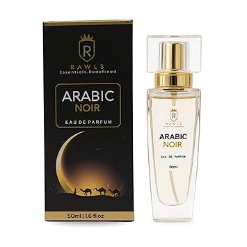 RAWLS Arabic Noir Perfume for Men & Women, 50ml | Enriched with Coffee, Jasmine, Vanilla & Cedarwood | Long-Lasting Eau de Parfum for All Skin Types