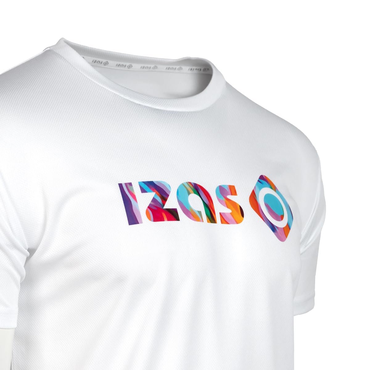 Izas Creus M Big Logo Technisches T-Shirt für Herren, leicht, atmungsaktiv und schnell trocknend, flache Nähte, abriebfest, Sport, Fitnessstudio und Wandern